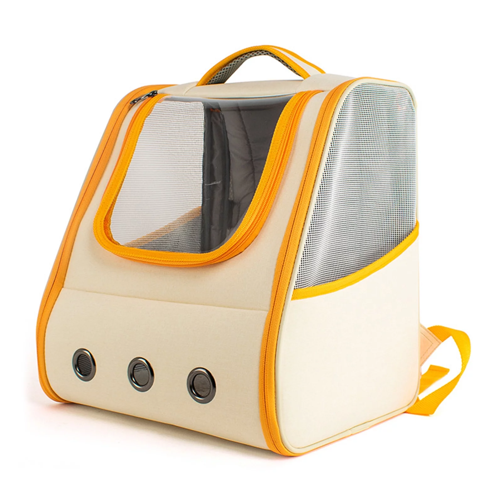 Pet Carrier for Cats Transparent Window Breathable Mesh Pets Travel Bags