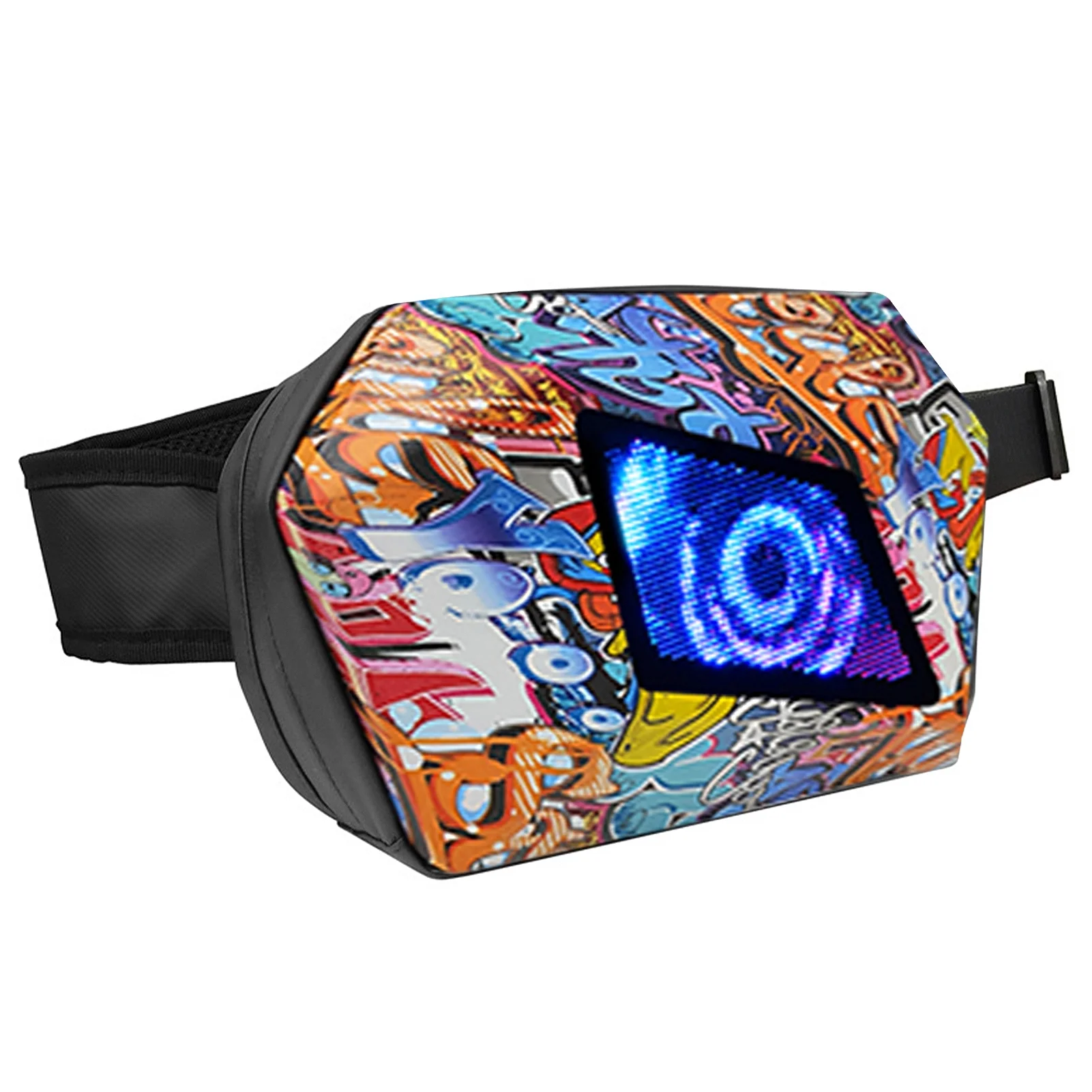 Tomshine LED Knight Pack Motorbike Riding Luminous Crossbody Bag with Hardshell for Optimum Protection