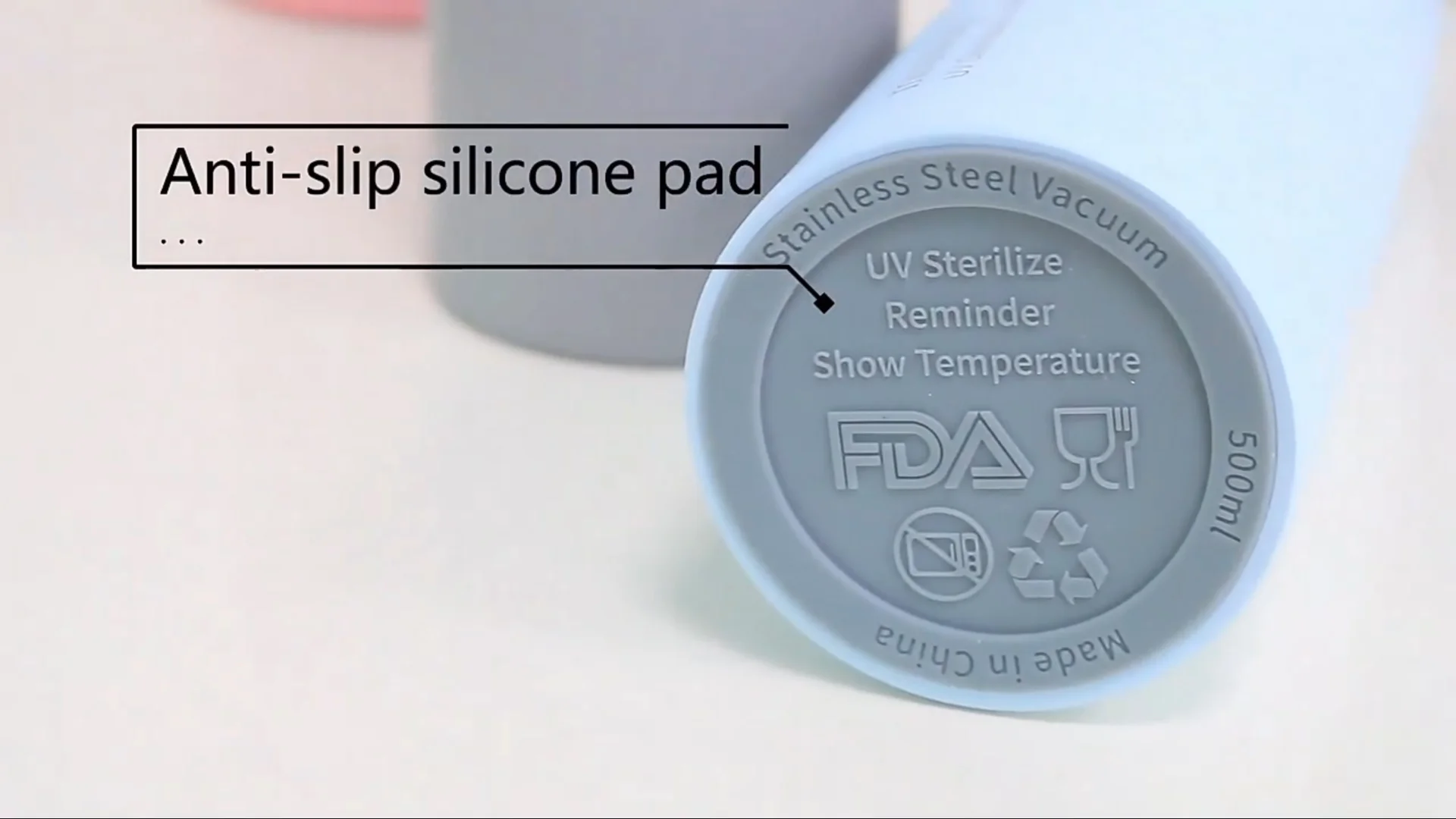 ACQUA PURA UV PURIFIER SELF-CLEANING STAINLESS STEEL INSULATED WATER BOTTLE