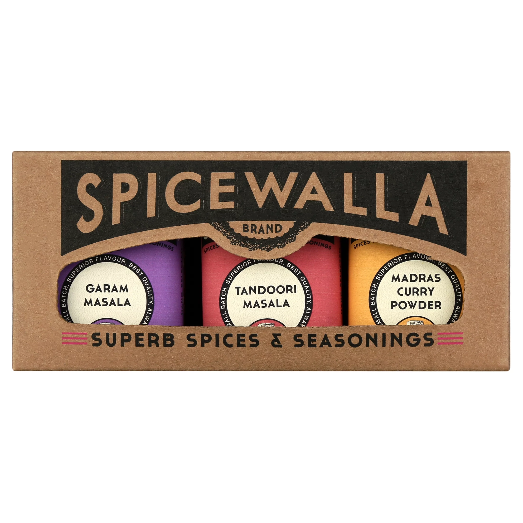 Spicewalla Indian Masala Spice Collection 3 Pack | Garam Masala, Tandoori Masala, Madras Curry Powder