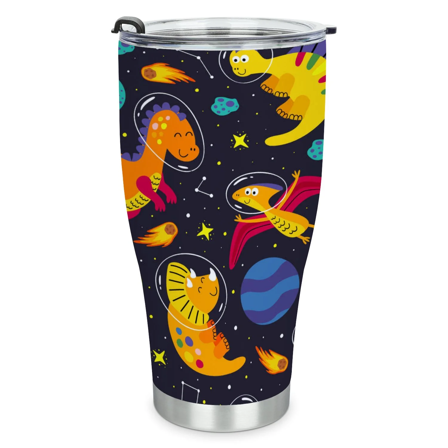 Hidove Stainless Steel Tumbler, Cartoon Animal 30oz Leak Proof & Stainless Steel Bottle for Hot & Cold Drinks - Coffee Travel Mug, Water Metal Canteen, Thermal Cup