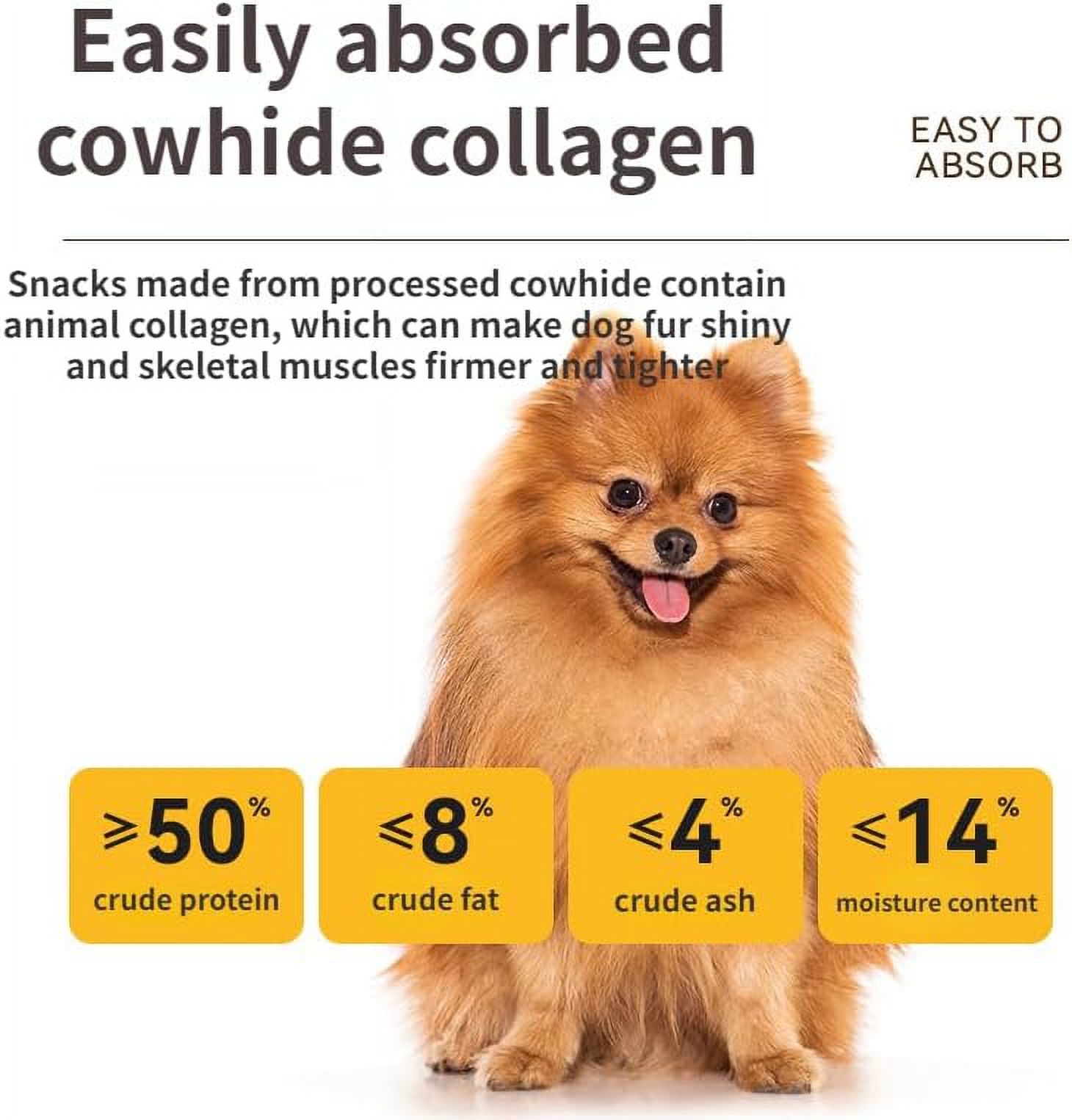 Intertest 2 Eat and Play with Bones, Clean Teeth, Grind Teeth, Stick Cowhide, Stick Dog Bite Gum, Hind Leg Bone Chew Dog Bite Toy, Pet Toy