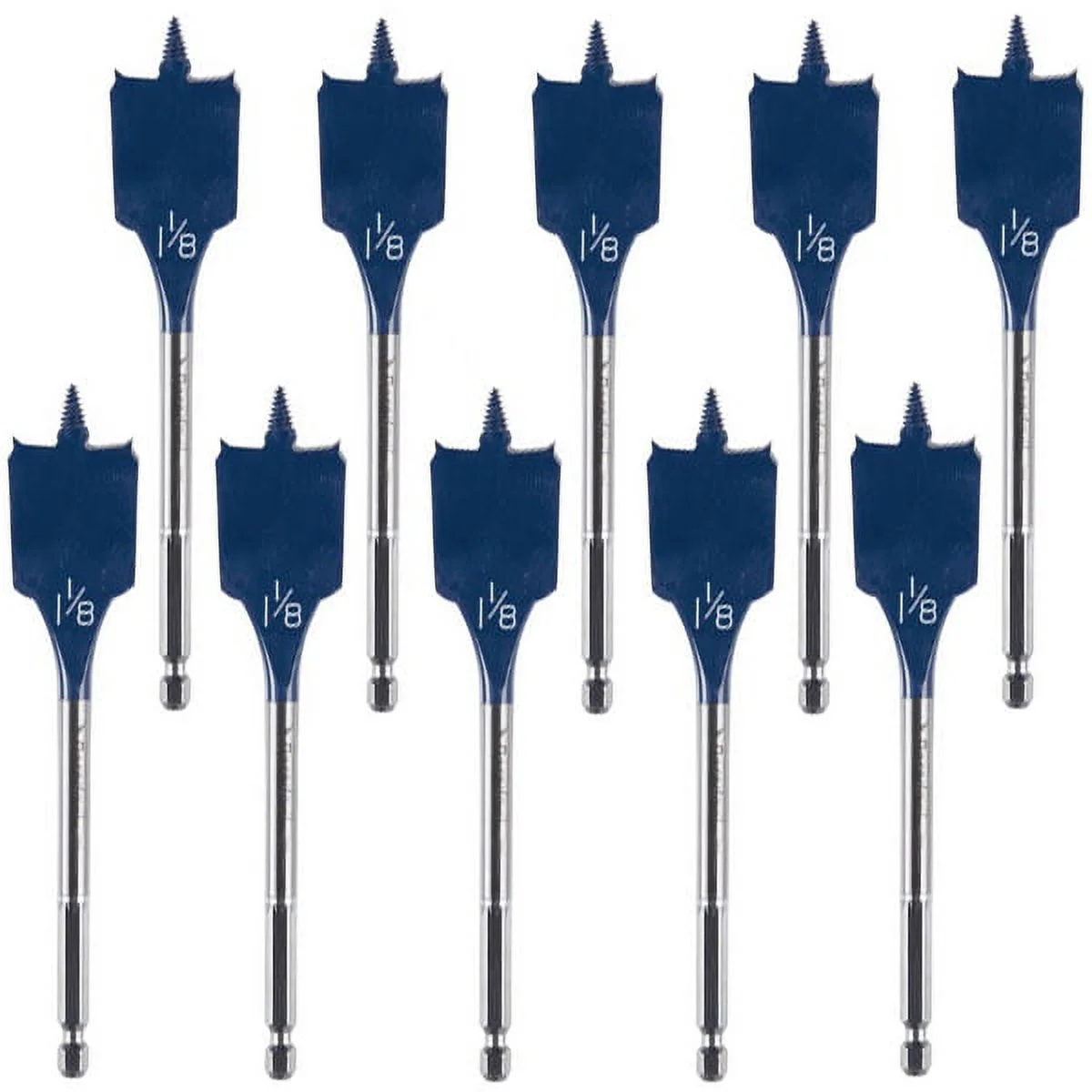 Bosch 10 Pack of 1-1/8 In. x 6 In. Daredevil Spade Bits # DSB1015B-10PK