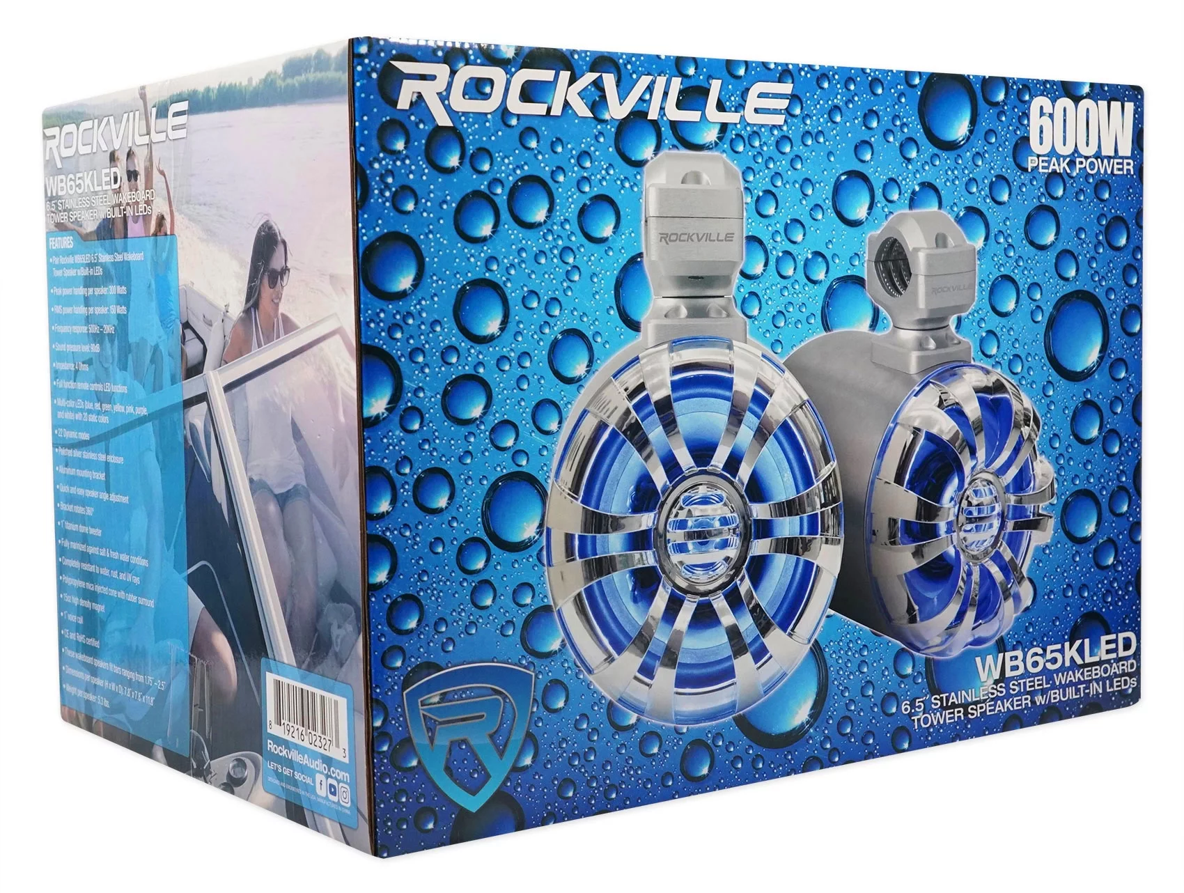 4) Rockville WB65KLED 6.5