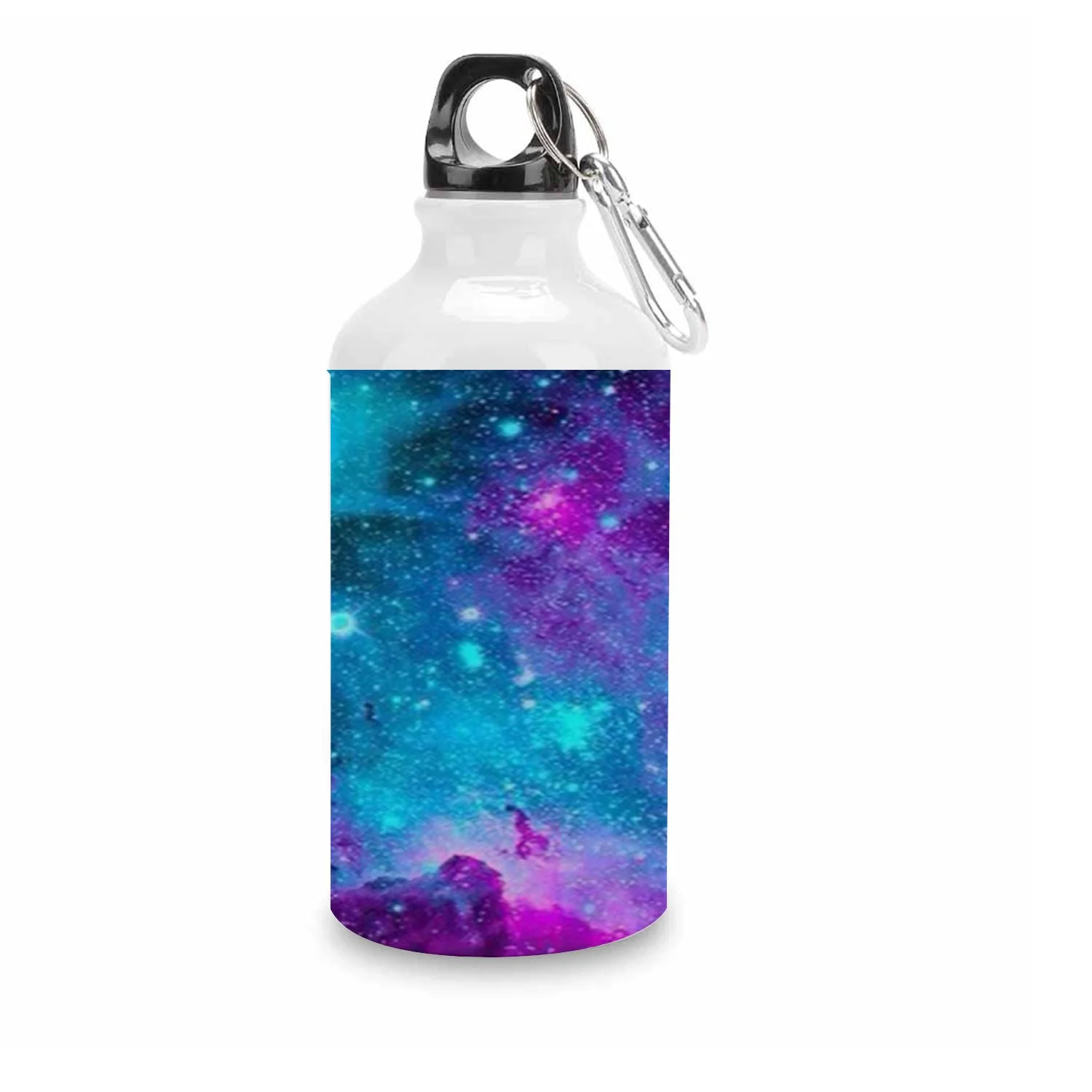 GZHJMY Sports Water Bottles, Blue Starry Sky Large Capacity Aluminium Portable Leakproof Lightweight Drink Bottles for Fitness and Outdoor Enthusiasts