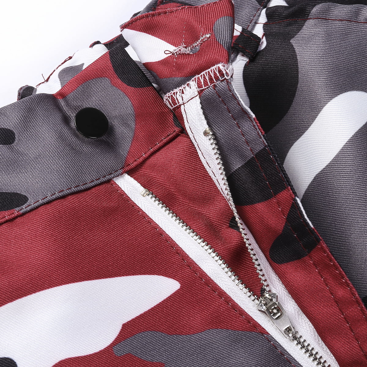 COUTEXYI Women Camouflaged Military Cargo Trousers Army Casual Pants with Multi-Pockets 1PCS