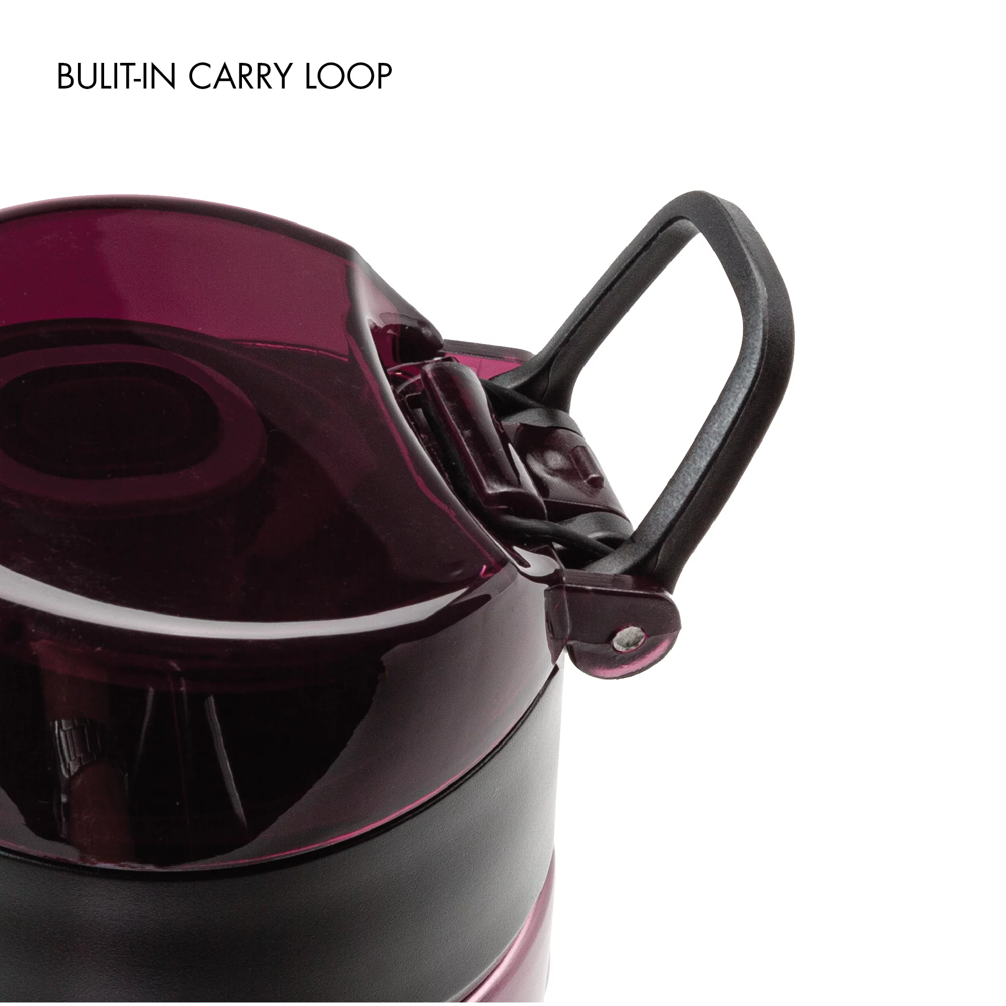 Primula Hamilton Tumbler 12 Ounce Stainless Steel Vacuum Insulated Tumbler, Thermos, Purple