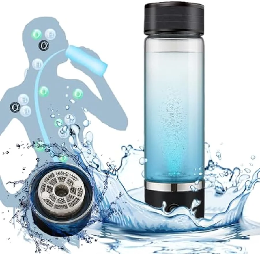 Hydrogen Water Bottle, Hydrogenated Water Generator, Hydrohealth Water Bottle, Ionized Water Maker Bottle