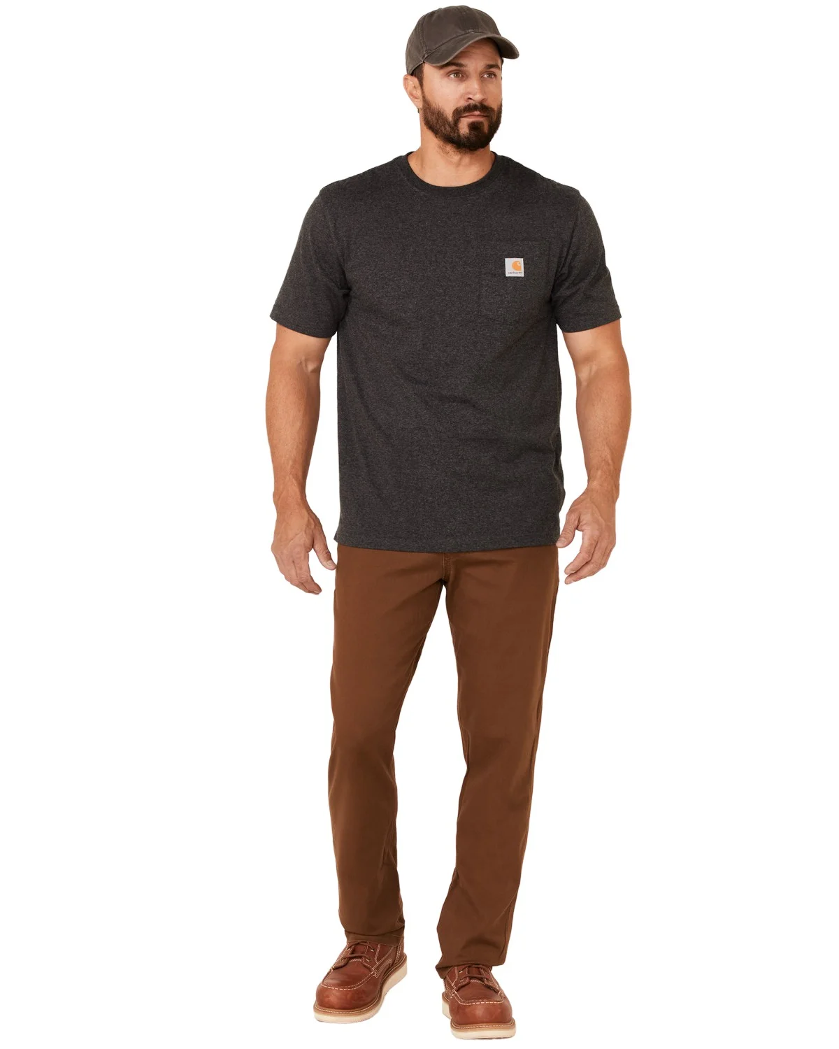 North River Men's Rough Ridge Chino Regular Fit Pants Brown 32W x 32L  US