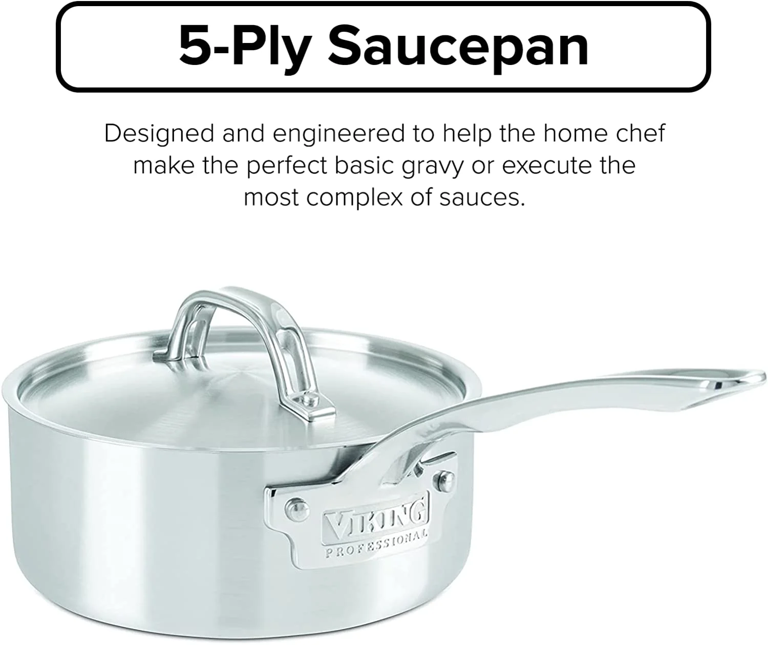 Viking Professional 5-Ply Stainless Steel Cookware Set 10 Piece