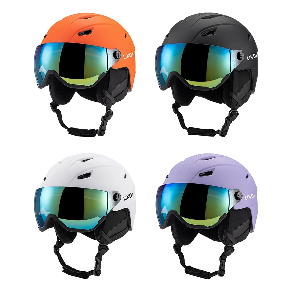 Lixada Safety headgear,Safety - Helmet Removable Visor Women Optimal Women Stylish Men And Women With Removable Safety Men Women Helmet By Stay Stylish Optimal Helmet Stay Stylish Onslopes