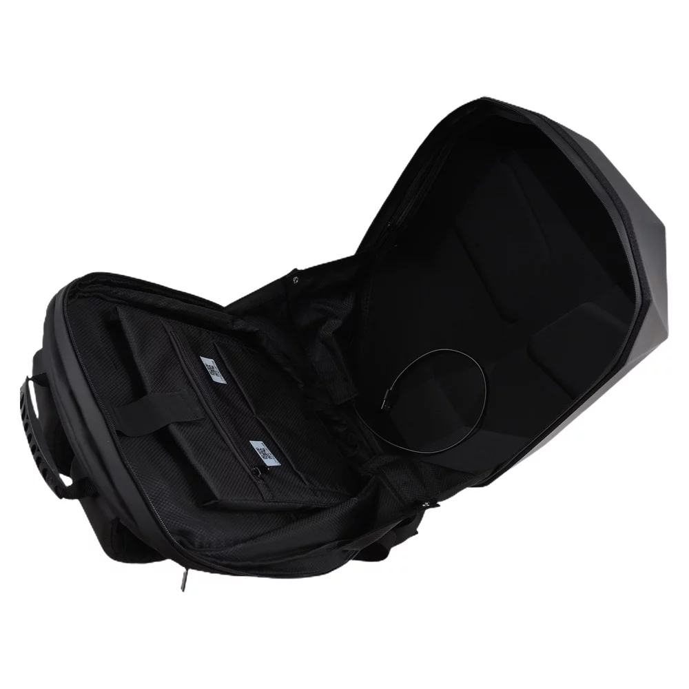 Aibecy LED Motorbike Backpack, Hard Shell Travel Bag with Laptop Compartment, Two Shoulder Bag