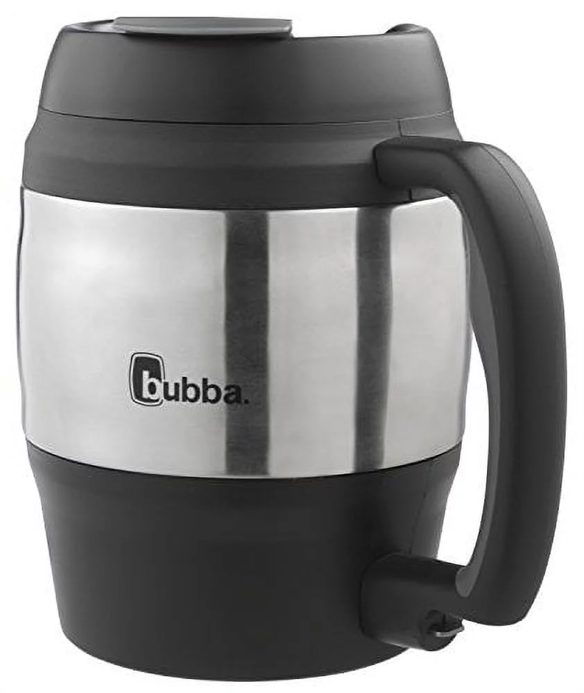 bubba Classic Stainless Steel Mug with Handle Black, 52 fl oz.
