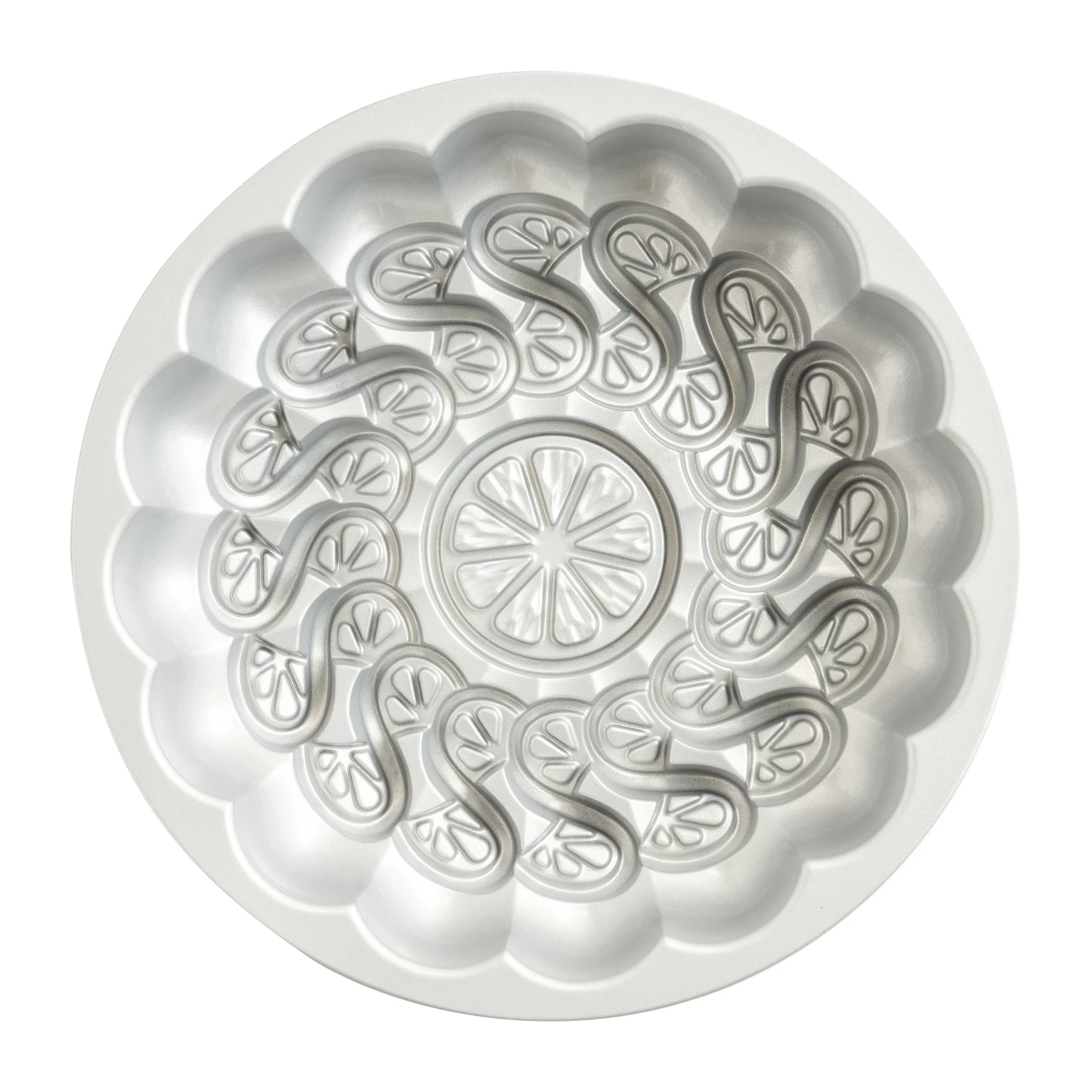 Nordic Ware Citrus Twist Cake Pan, Toffee, 8 Cups