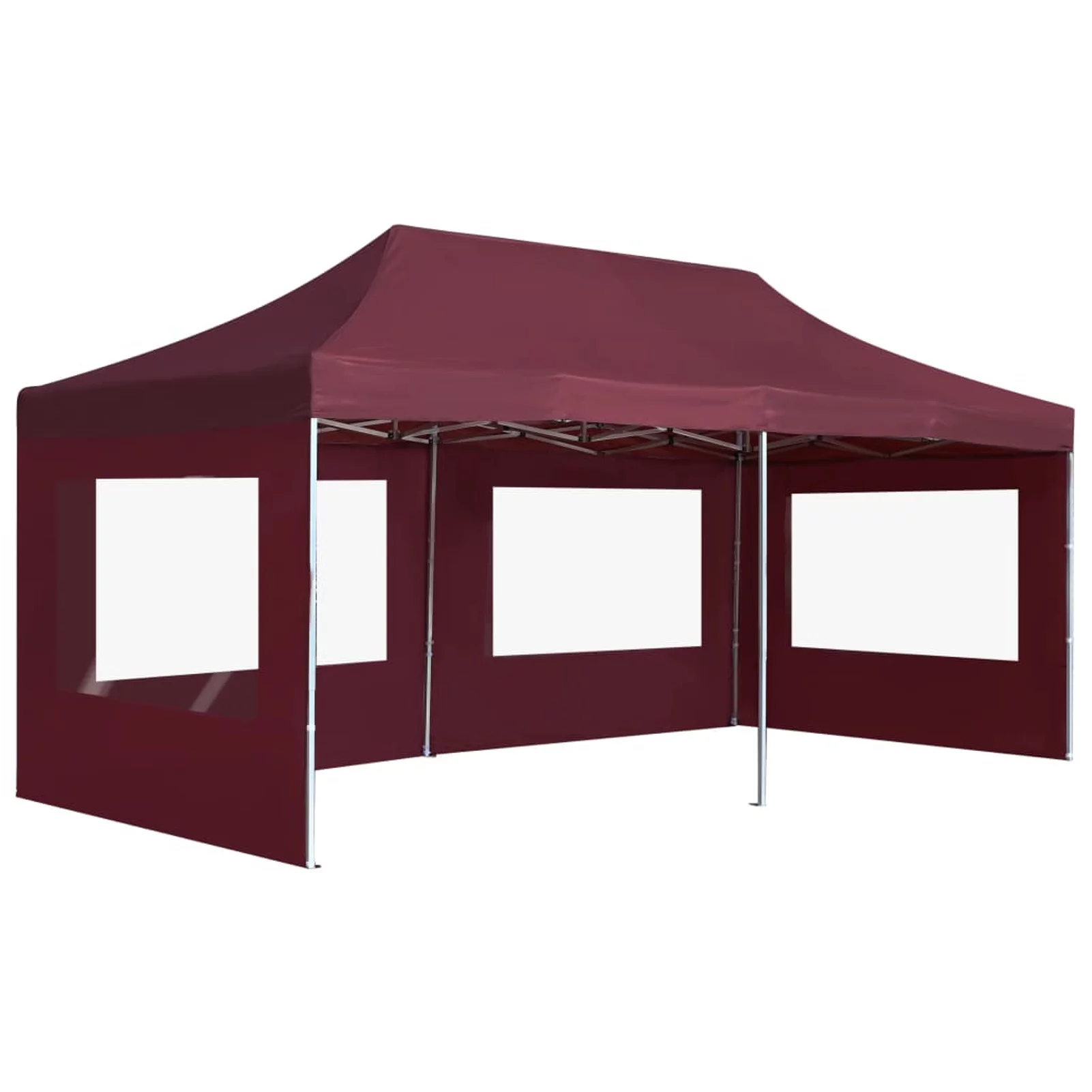 Festnight Professional Folding Party Tent with Walls Aluminium 236.2