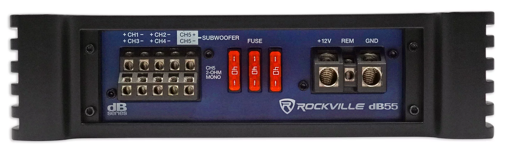 Rockville dB55 4000 Watt/980w RMS 5 Channel Amplifier Car Stereo Amp, Loud!