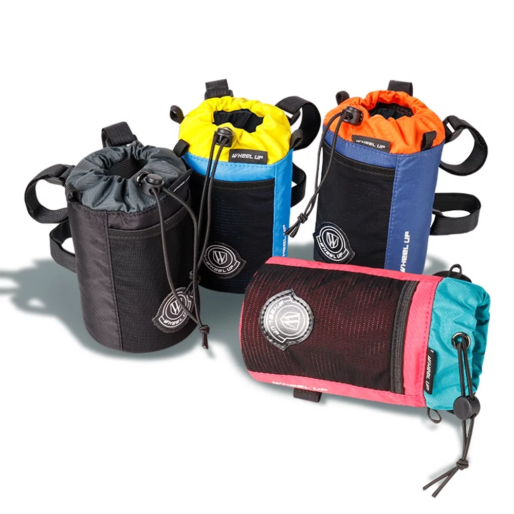 Bike Bottle Holder Bag Handlebar Drink Beverage Holder Bag Container Cycling Front Bag Bike Pannier