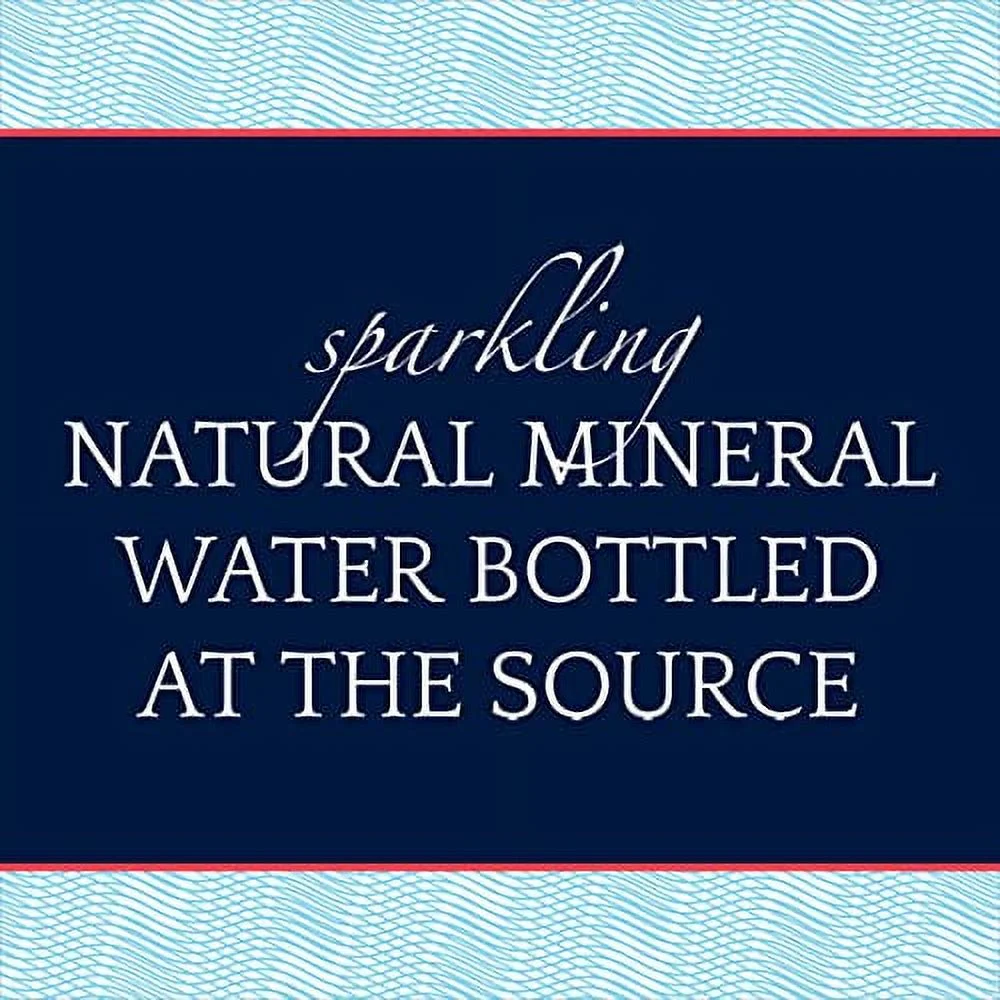 Sparkling Natural Mineral Water, 8.45 Fl Oz. Glass Bottle (24 Count)