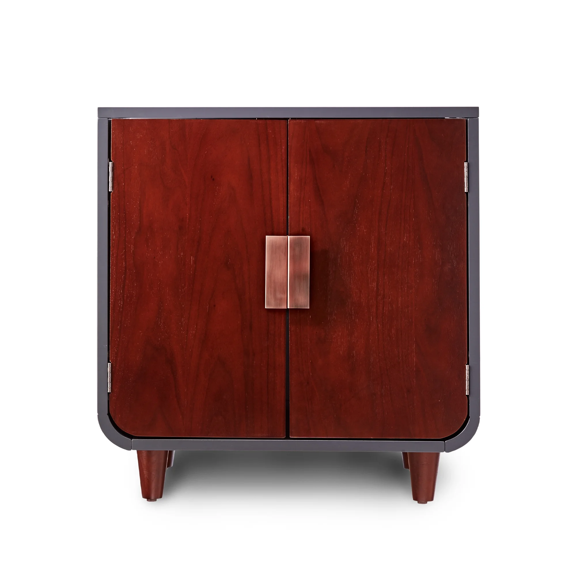 Teamson Pets Dyad Wooden Cat Litter Box, Mocha Walnut