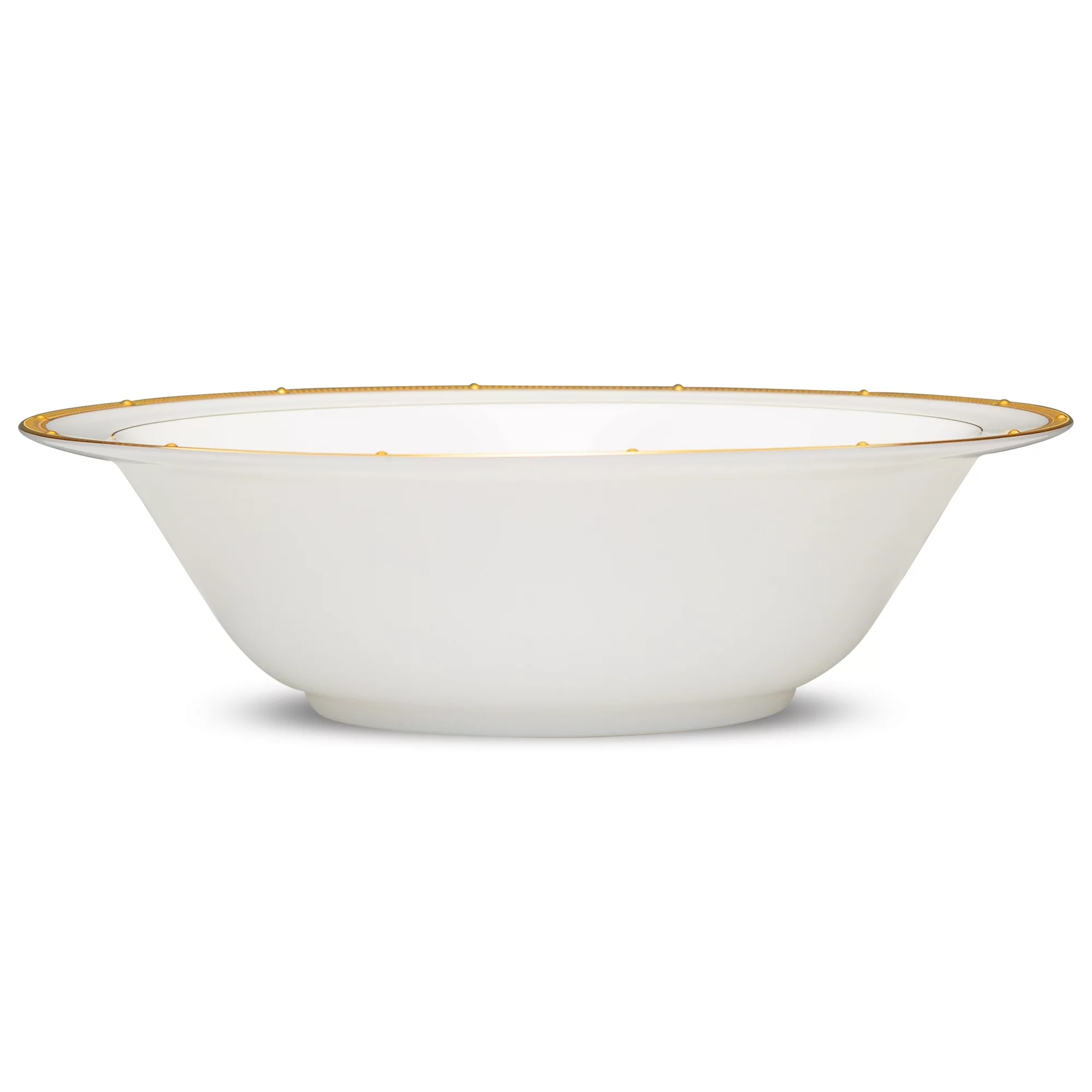 Noritake Rochelle Gold Large Round Vegetable Serving Bowl