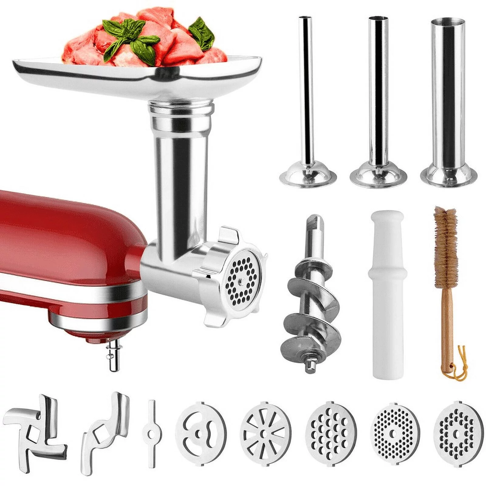 G · PEH Food Meat Grinder Attachment Mincer Stuffer Sausage Pasta Filler Maker Machine