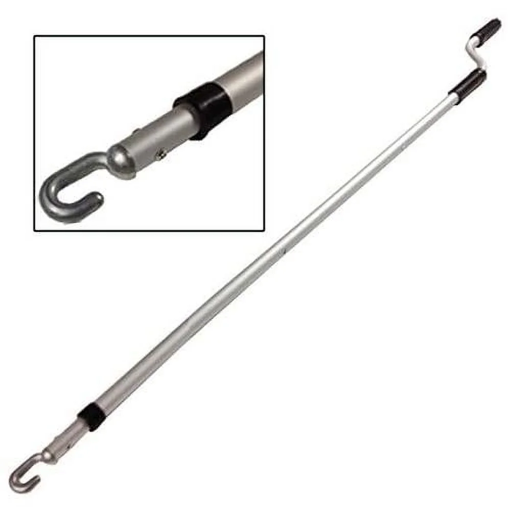Telescoping Awning Pole With Hook Drive/RV Awning Pole/Adjustable Length Awning Wand - 74-1/8