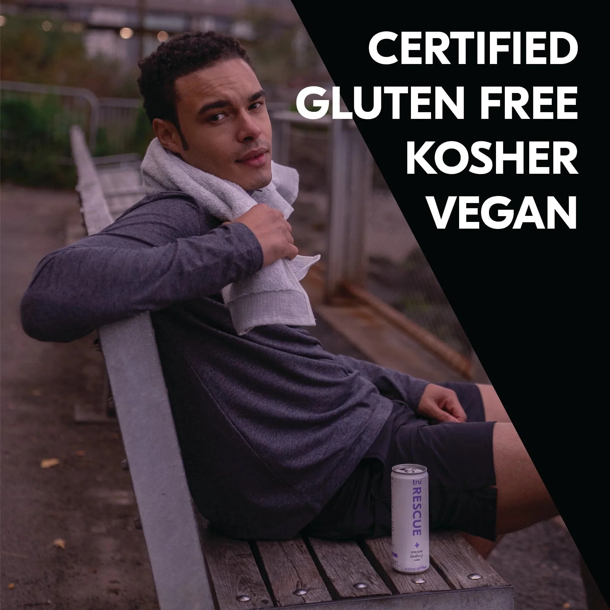 Tru Rescue Seltzer, Blackberry Sparkling Water Electrolytes Detox Drink, 12 oz (12 Pack)