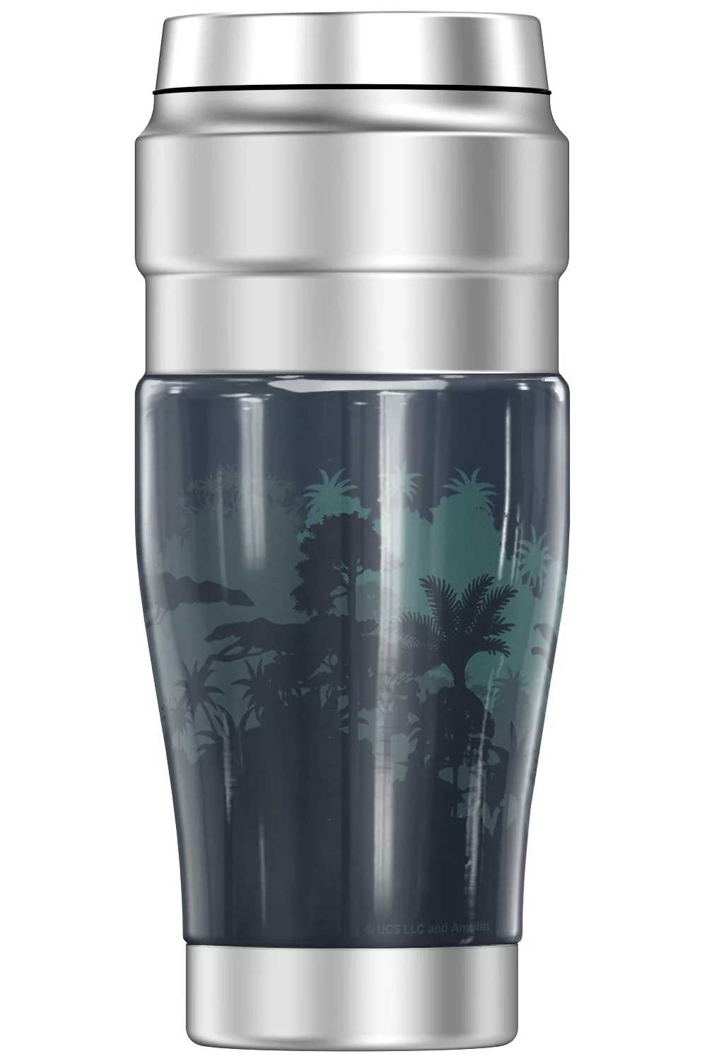 Jurassic World Raptor Chaser THERMOS STAINLESS KING Stainless Steel Travel Tumbler, Vacuum insulated & Double Wall, 16oz