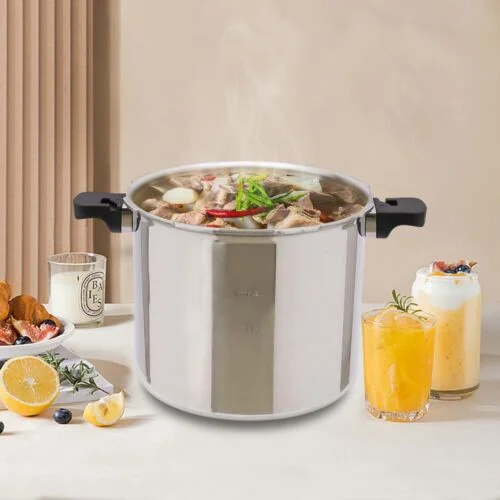 22L/23qt Thickened Explosion-proof Pressure Cooker Kitchen Gas Stove Cooking Pot