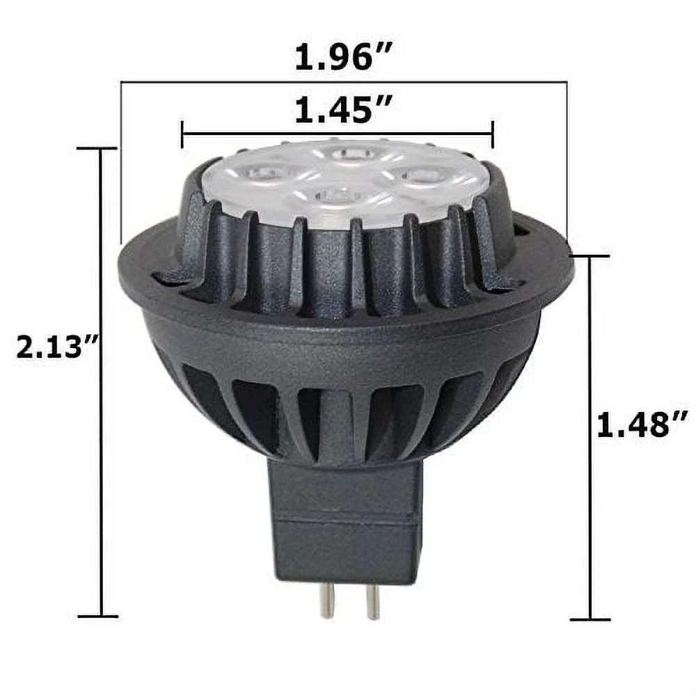 Philips Lighting 457507 MR16 LED Lamp 8.5 Watt GU5.3 Base 635 Lumens 80 CRI 2700K Warm White