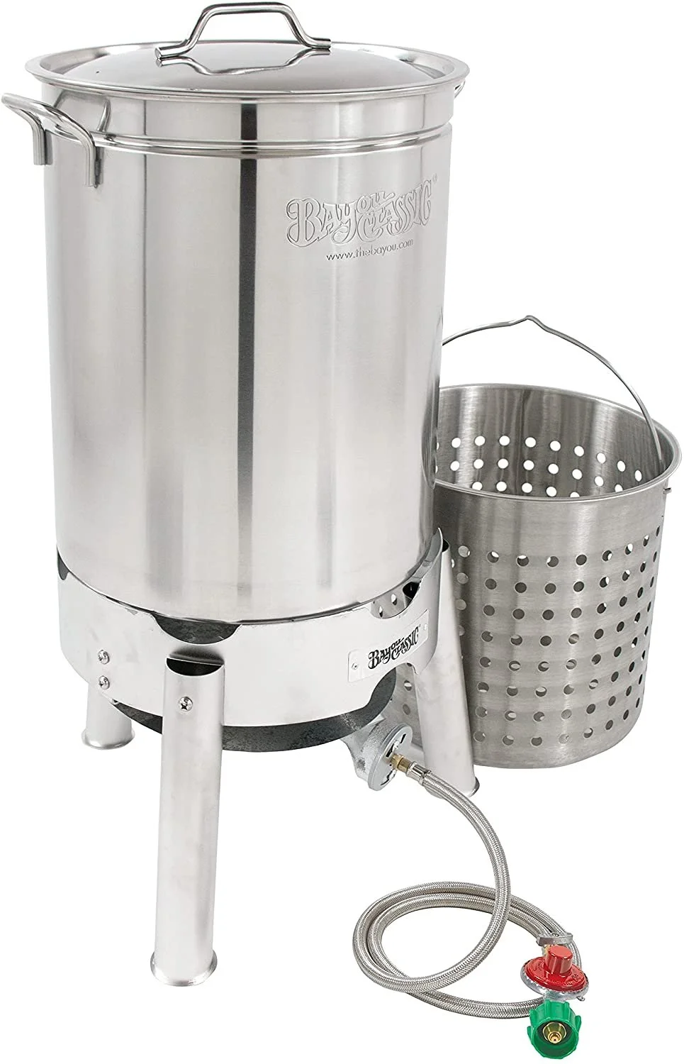 44 quart Stainless Steel Cooker Kit For Steaming Boiling Or Brewing