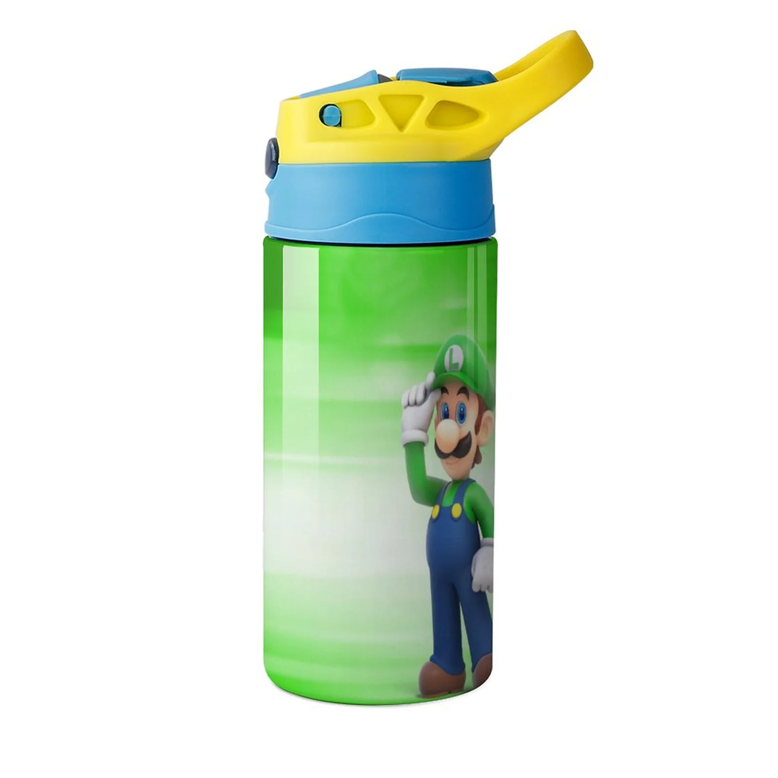 Luigi's Mansion Anime Kid's Insulated Water Bottle With Straw Vacuum Stainless Steel Cup Leak-Proof Children Toddler Thermoses