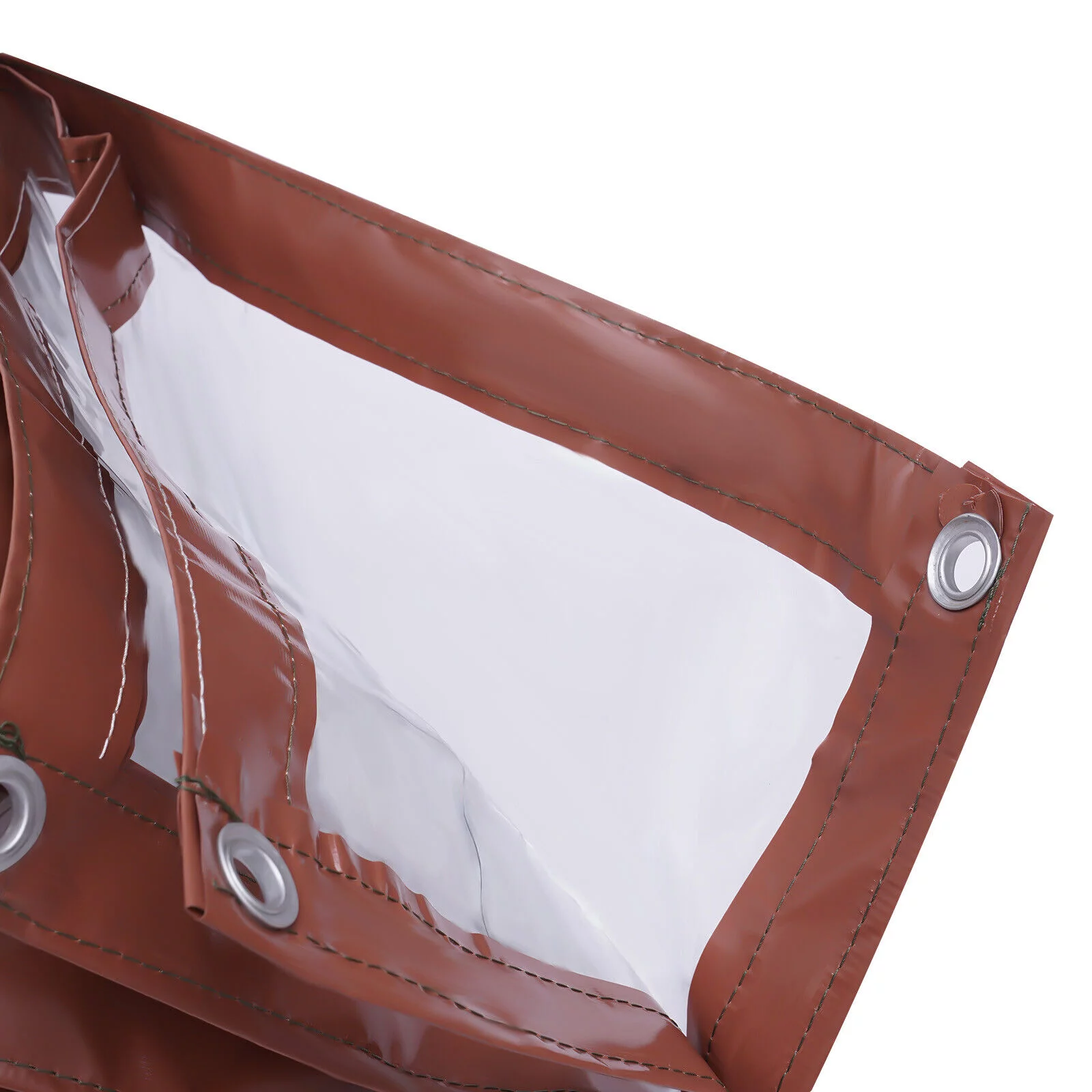 Commercial Waterproof Vinyl Clear Awning Canopy Roll Up Patio Enclosure 8*16FT