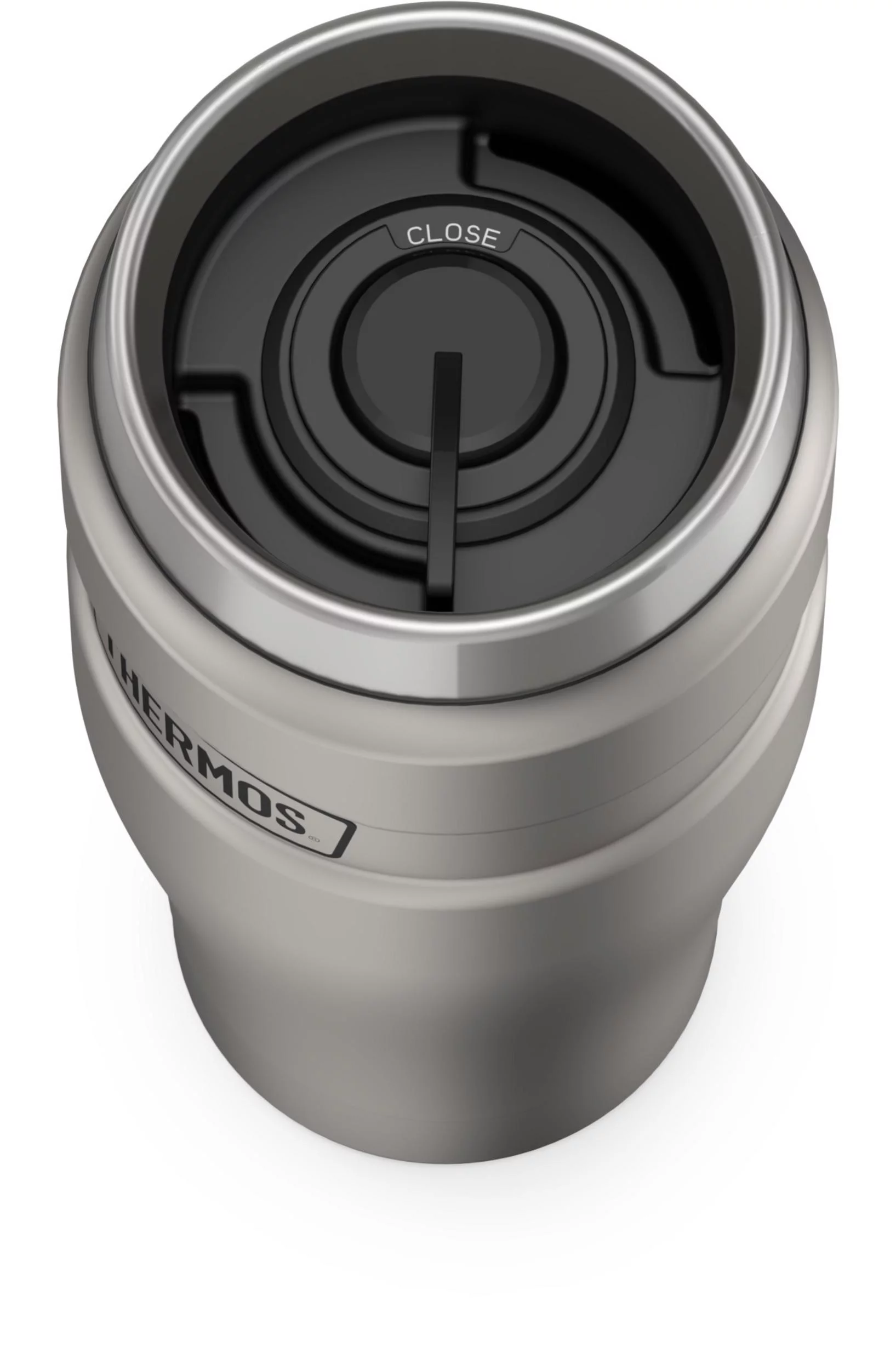 Thermos Stainless King Vacuum Insulated Stainless Steel Tumbler, 16oz, Matte Stainless Steel