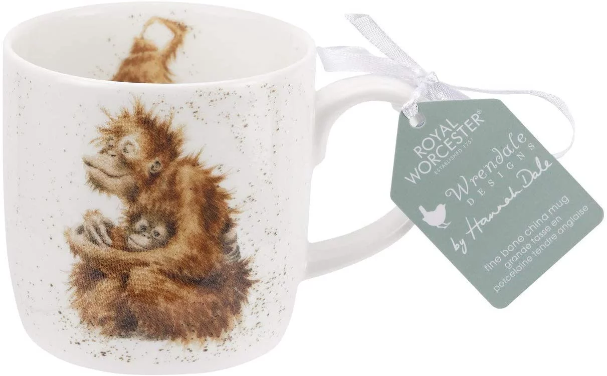 Royal Worcester Wrendale Designs Orangutangle 14oz Mug