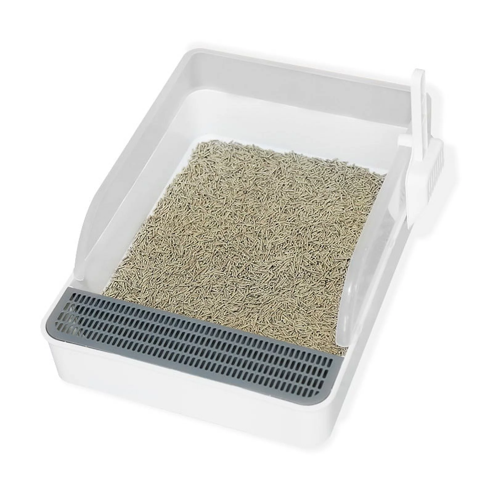 Cat Toilet Detachable Anti Splash Litter Box with Easy Cleaning for Happy Cats