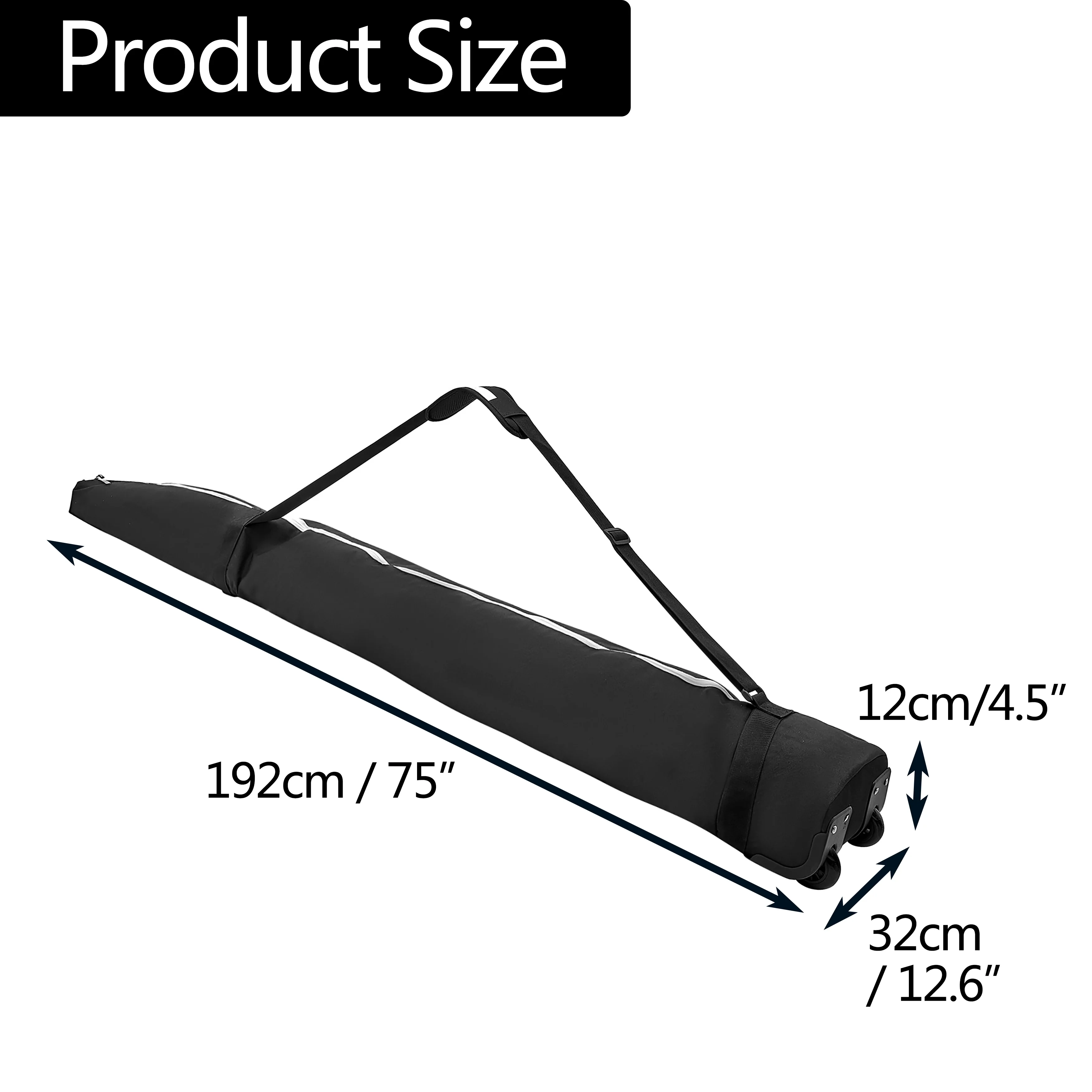 Eccomum Snowboard Bag, Ski Boot Bag Waterproof Travel Boot Bag for Ski Helmets, Goggles, Gloves, Ski Apparel & Boot Storage