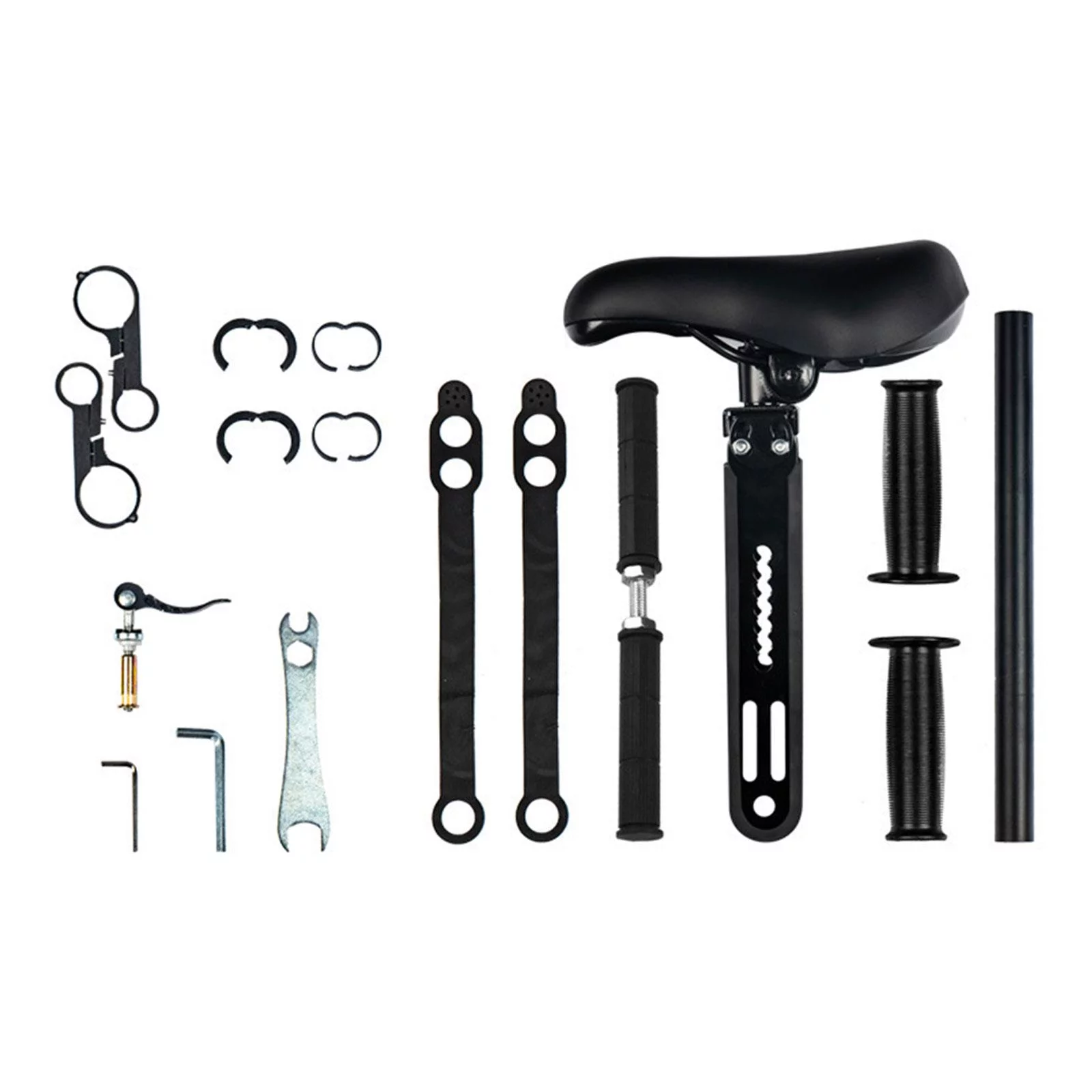 Kids Bike Saddle Parts Shock Absorption, Seat Padding Replacement Saddle for Cycling, Folding Bikes Road Bikes