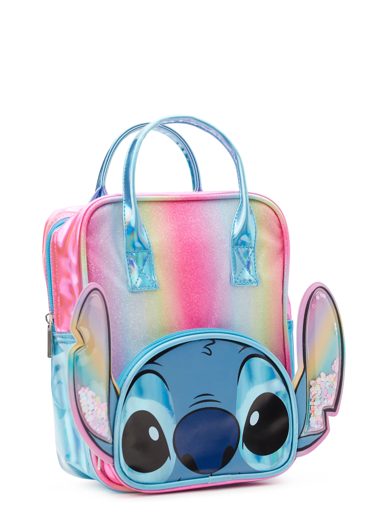 Disney Stitch Double Handle Girls Mini Backpack - Pink