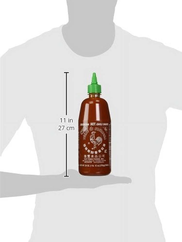 Sriracha Chili Hot Sauce, 28 Ounce Bottle (Pack of 2)