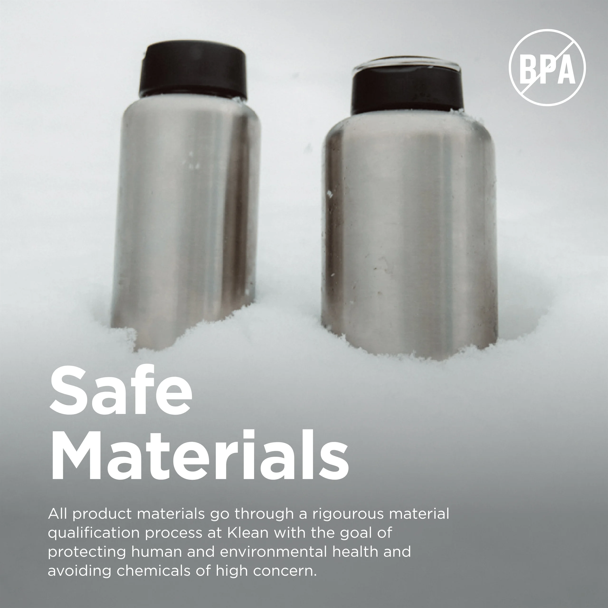 Klean Kanteen Wide w/Wide Loop Cap, 64oz, Brushed Stainless