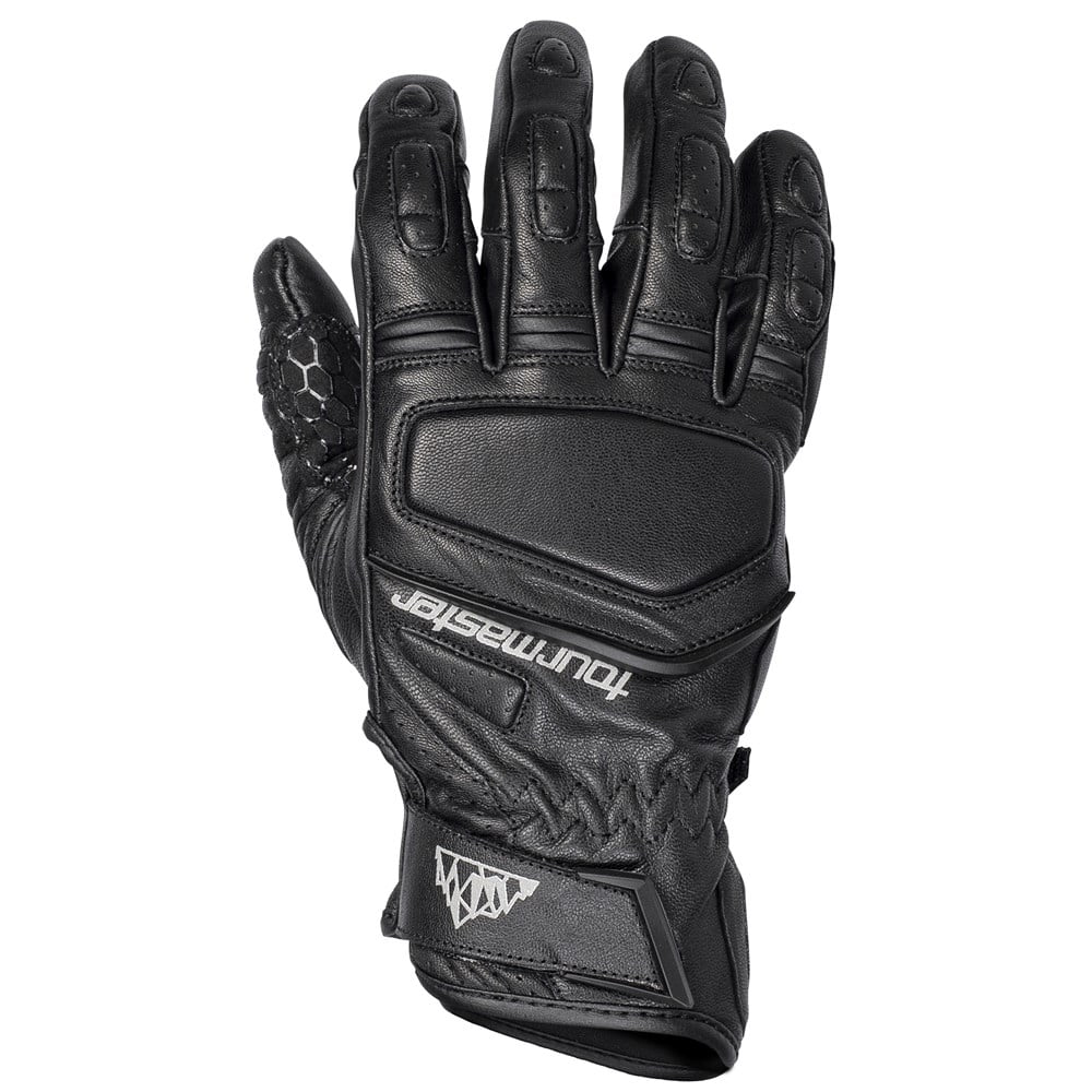 Tourmaster Elite Leather Gloves - Black