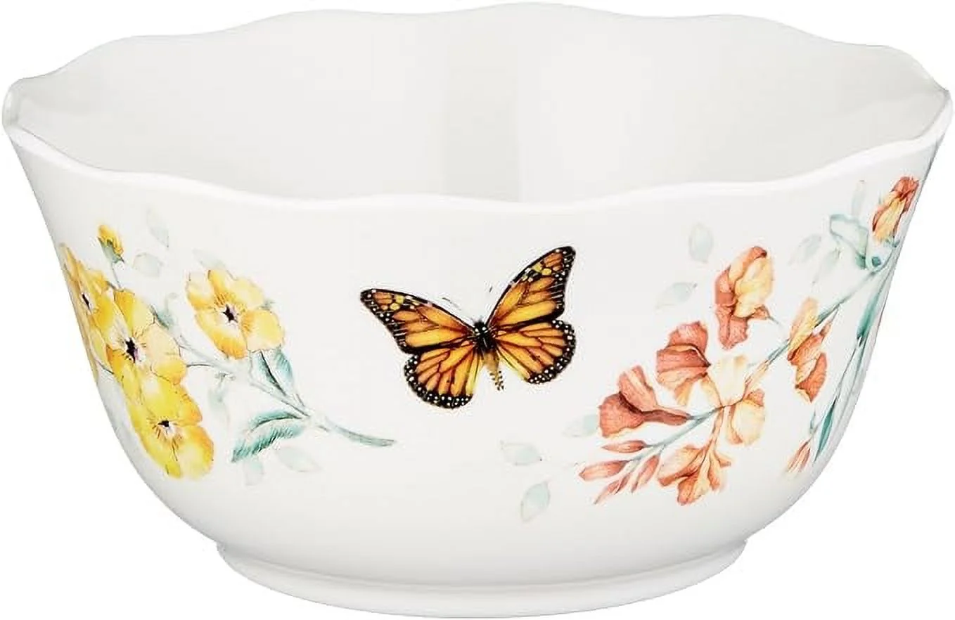Lenox Butterfly Meadow Melamine All-Purpose Bowl, 0.30 LB, Multi