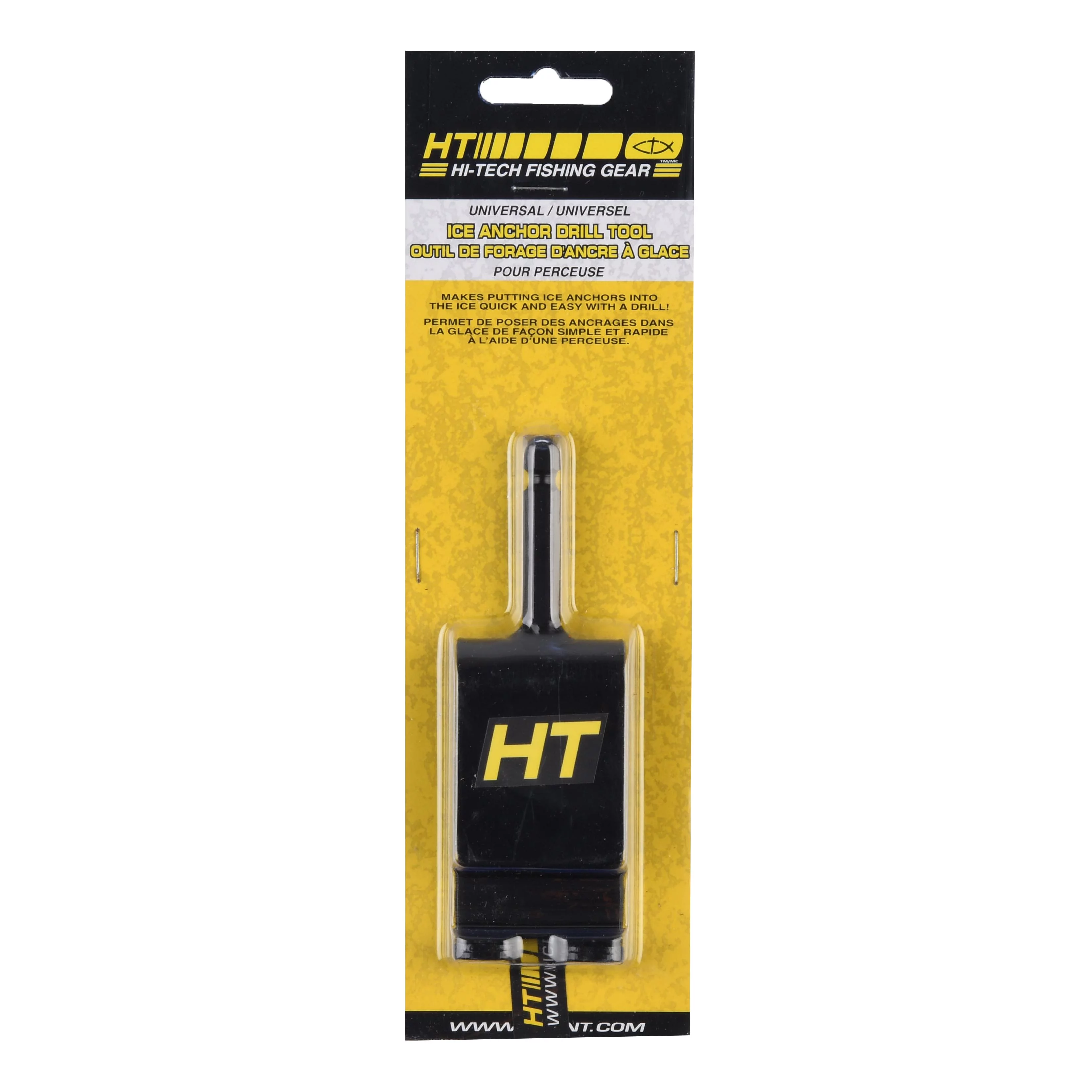 Hi-Tech Anchor Ice Tool Power Drive Works on All Styles Of Ice Anchors