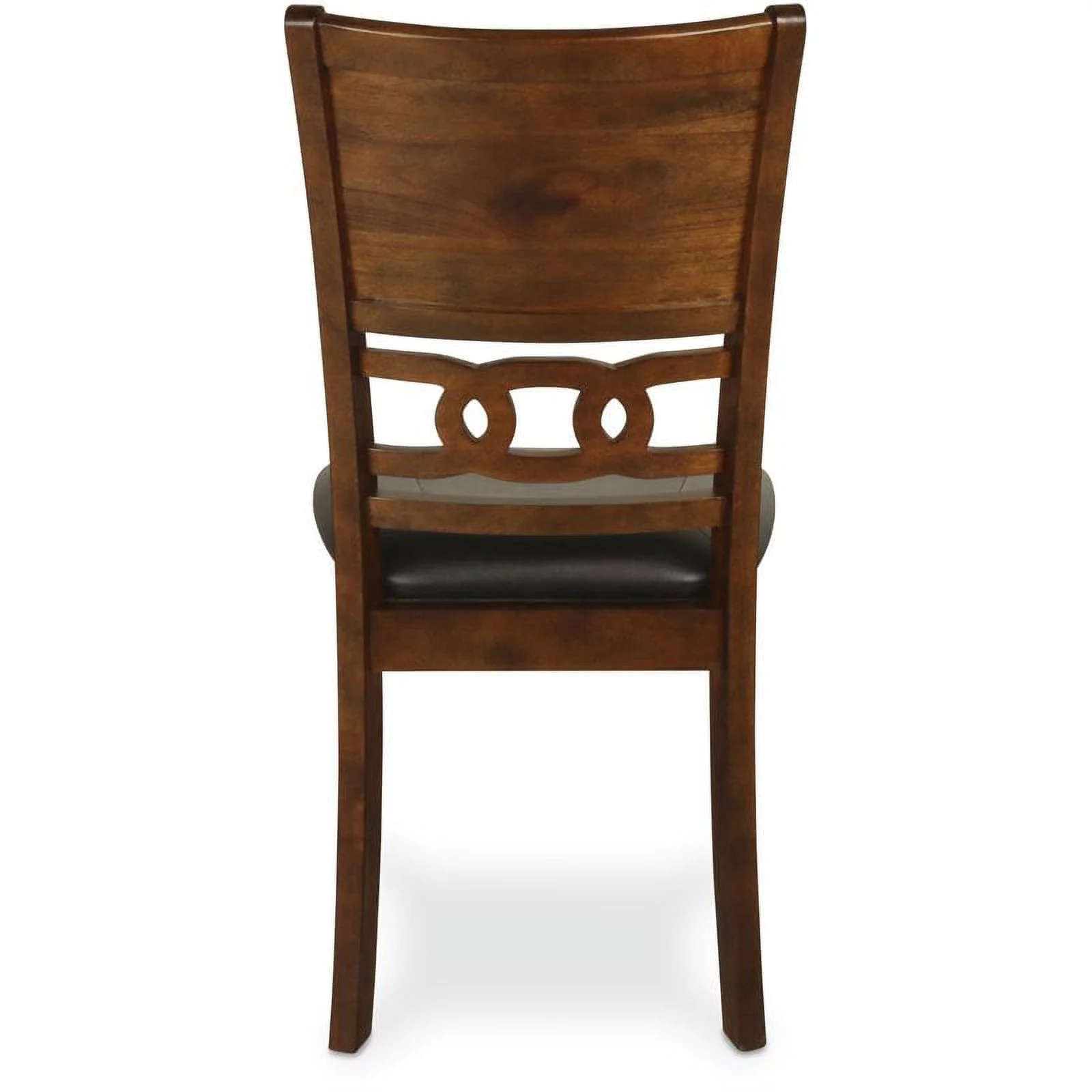 New Classic Furniture Gia Solid Wood 5-Piece Round Dining Set in Brown