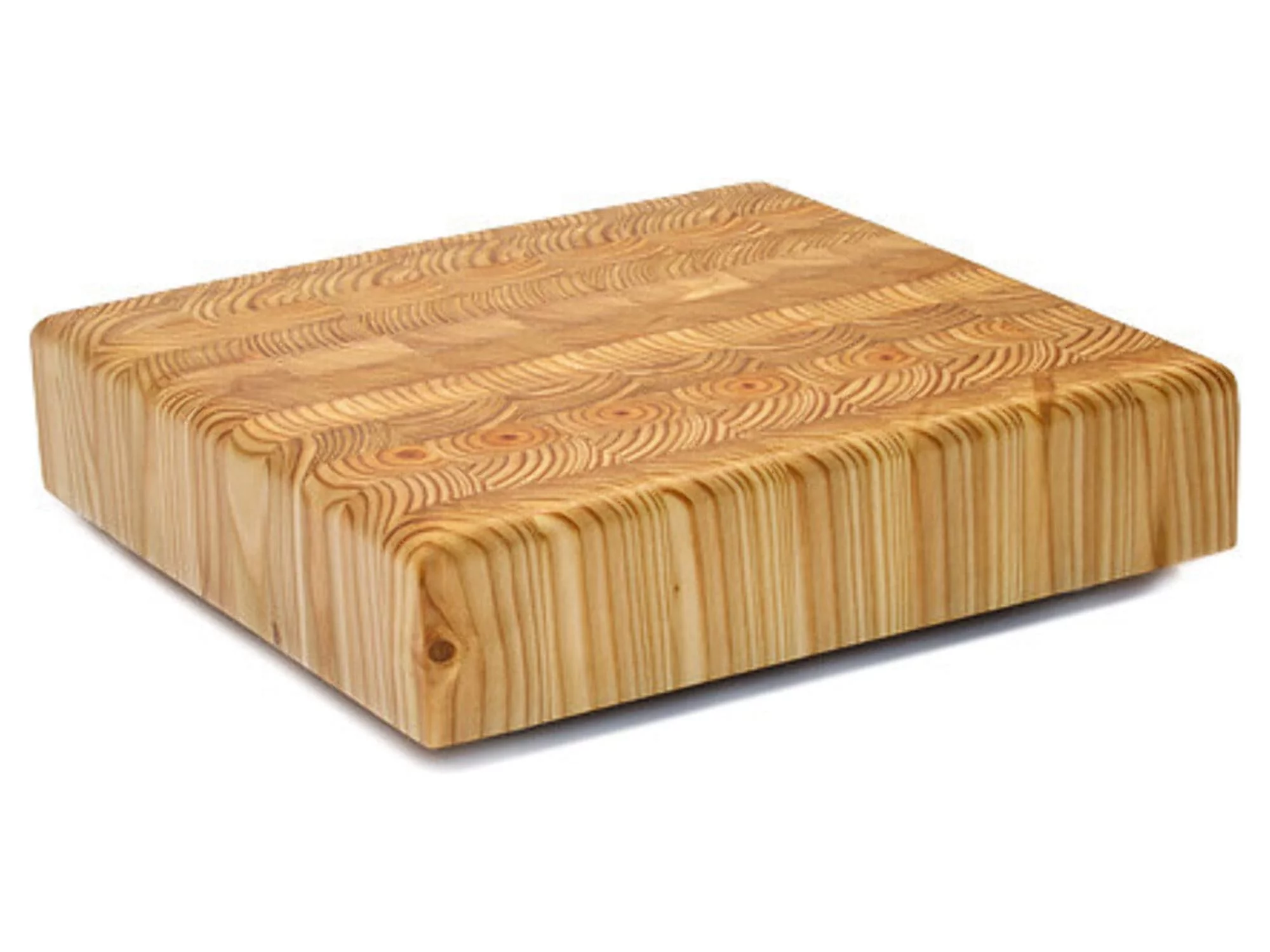 Larch Wood Square Cheese Board 9 x 8.5 x 2