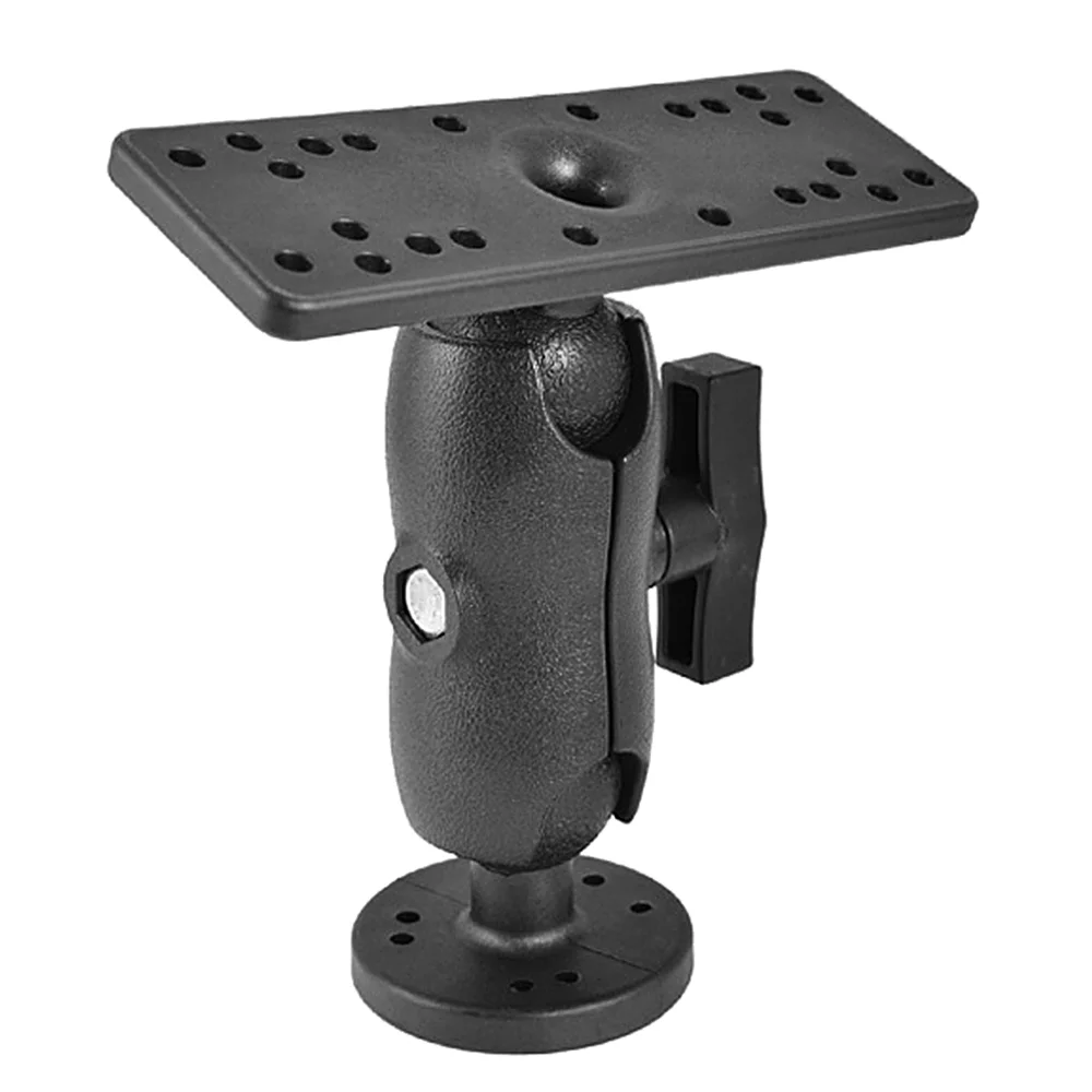 MABOTO Portable Kayak Fishfinders Holder Fish Finder Ball Mount Base 360° Swivel Fish Finder Mount Fish Finder Kayak Accessory