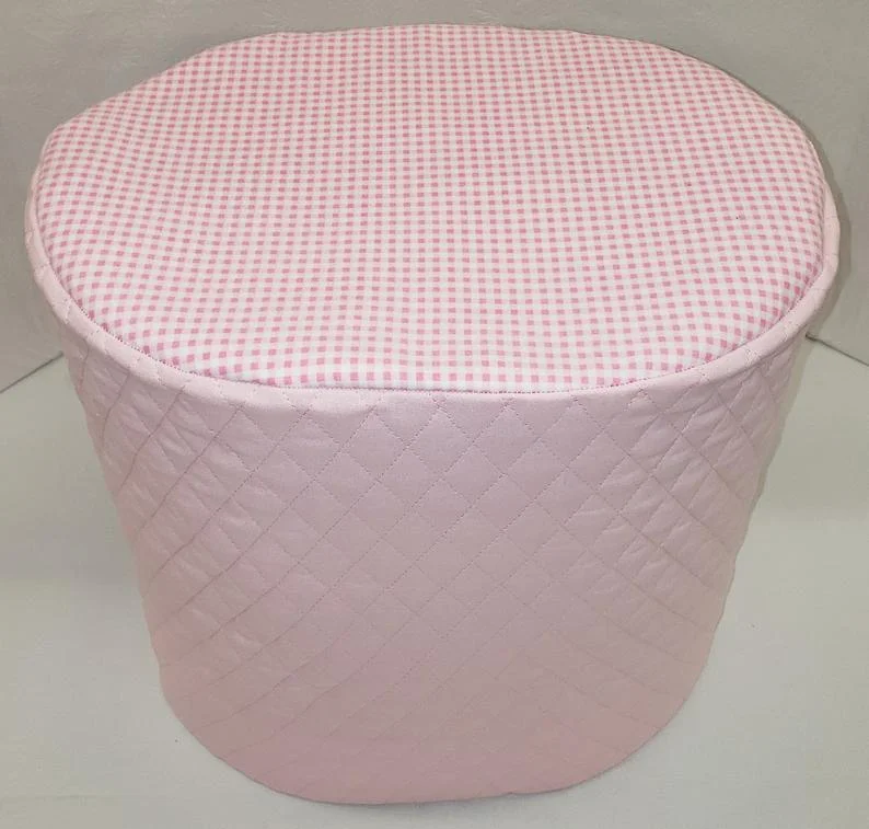 Pink & White Checked Gingham Cover Compatible for Instant Pot Pressure Cooker by Penny's Needful Things (Pink, 3 Quart)