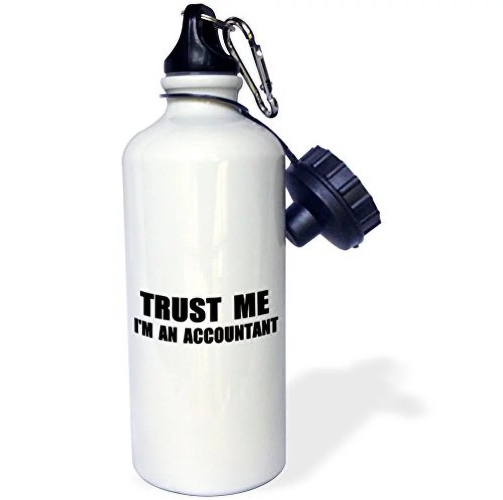 Trust me Im an Accountant - fun accounting humor - funny job work gift 21 oz Sports Water Bottle wb-195588-1