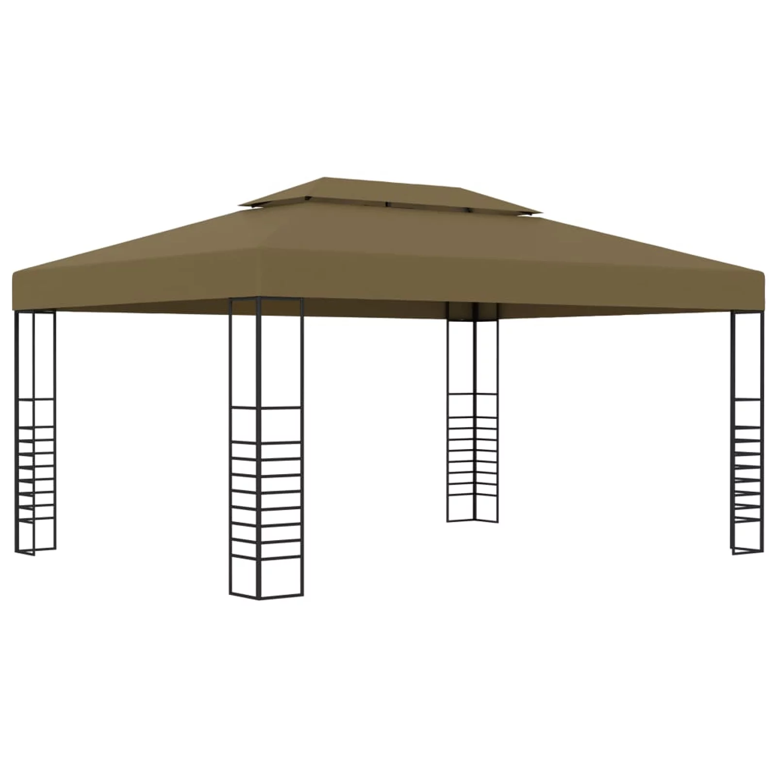 Andoer parcel,Taupe 0.6 /ft² Party Tent Roof Patio Pavilion With Roof Patio Tent PicnicPavilion With Steel Pop- Tent Picnic Tent Pop- Tent Vidaxl Canopy Tent Steel Frame Party Keketa